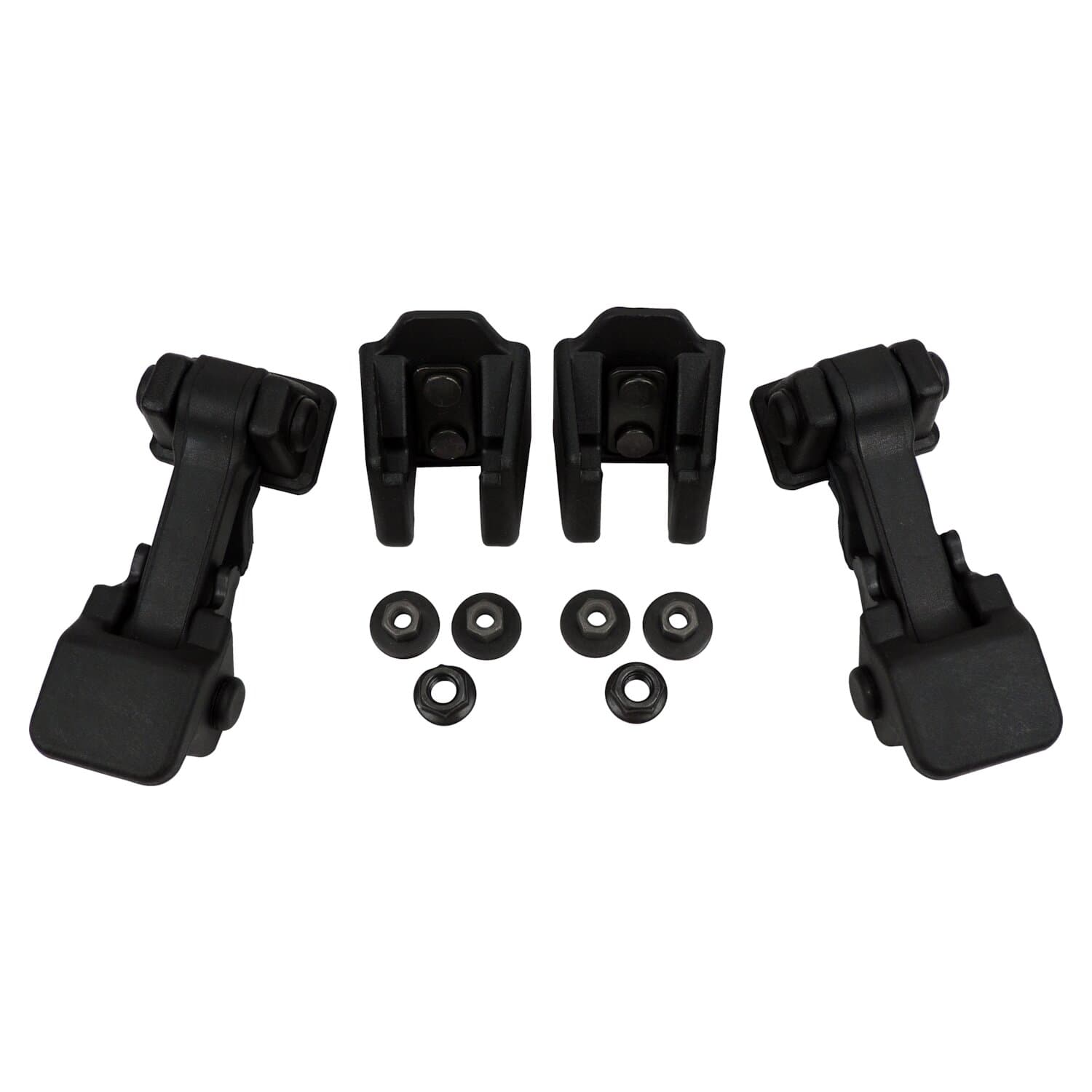 Crown Automotive Jeep Replacement Hood Catch Kit; Inc. 2 Hood Catches/2 Brackets;