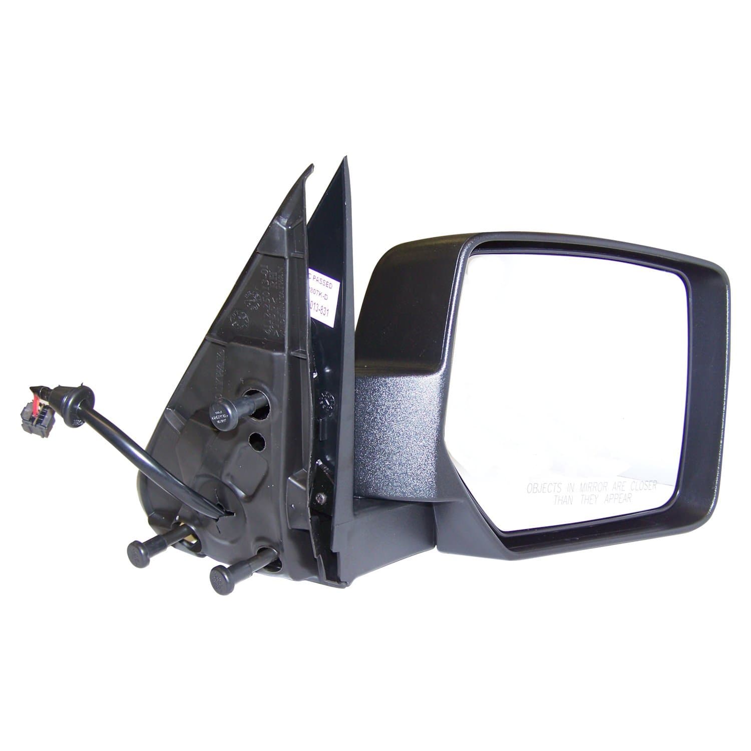 Crown Automotive Jeep Replacement Crown Automotive Jeep Replacement 57010076AE Right Power, Manual Folding Mirror for Jeep 2008-09 KK Liberty w/o Driver Memory