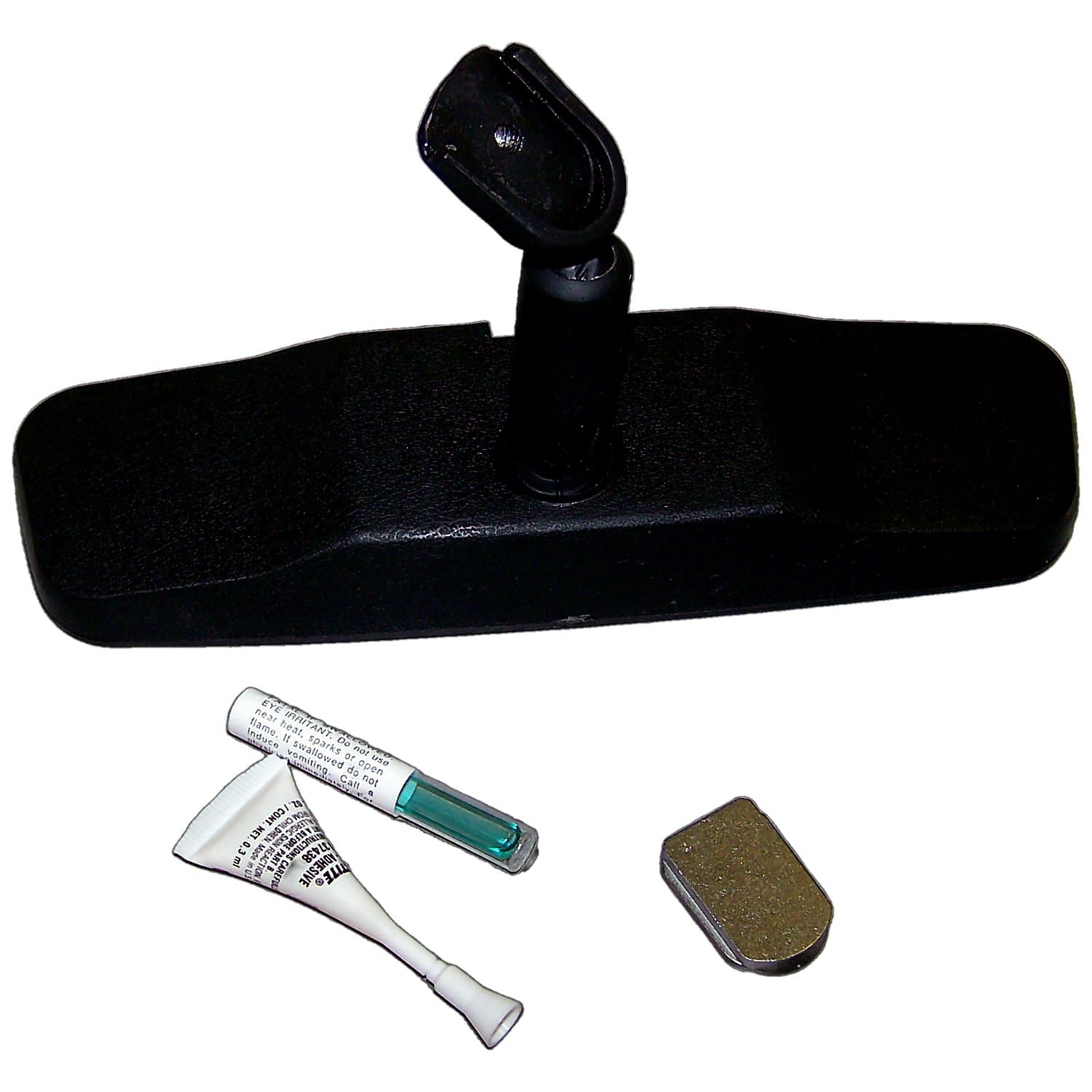 1955-1983 CJ-5 CJ 8-1/2in Rearview Mirror w/ button & adhesive 1976-1986 CJ-7 CJ 8-1/2in Rearview Mirror w/ button & adhesive 1981-1986 CJ-8 CJ 8-1/2in Rearview Mirror w/ button & adhesive 1987-1995 Wrangler YJ 8-1/2in Rearview Mirror w/ button & adhes product image