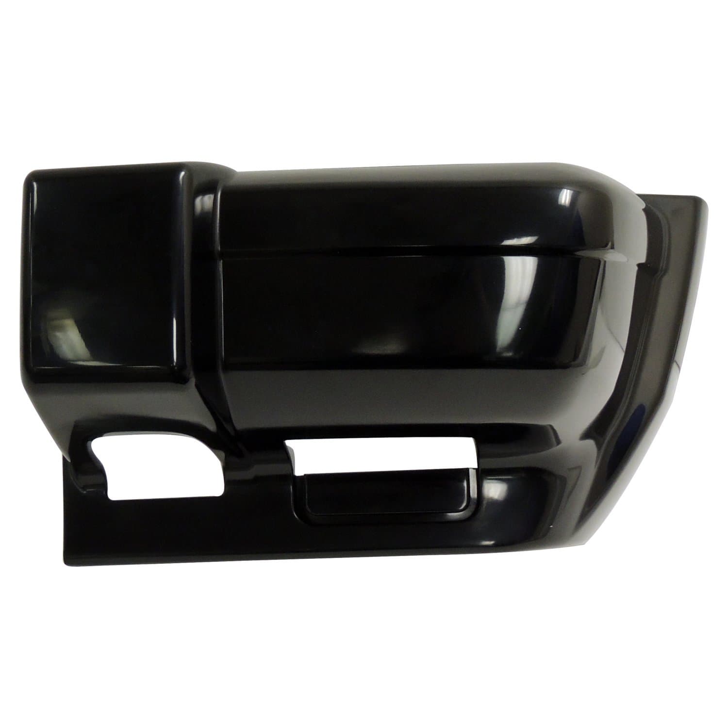 Crown Automotive Jeep Replacement 9701 JEEP CHEROKEE (XJ) FRONT BUMPER CAP LEFT (FLAT BLACK)