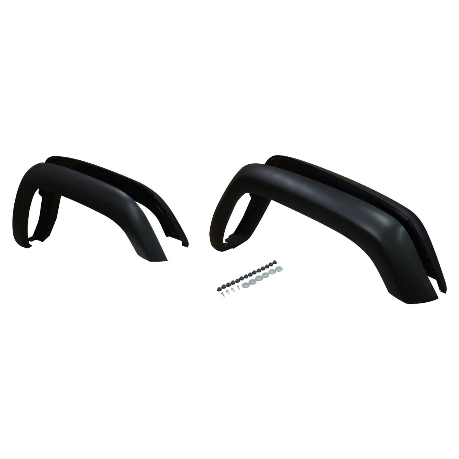 Crown Automotive Jeep Replacement Fender Flare Kit; Incl. 4 Flares/Hardware; Matte Finish;