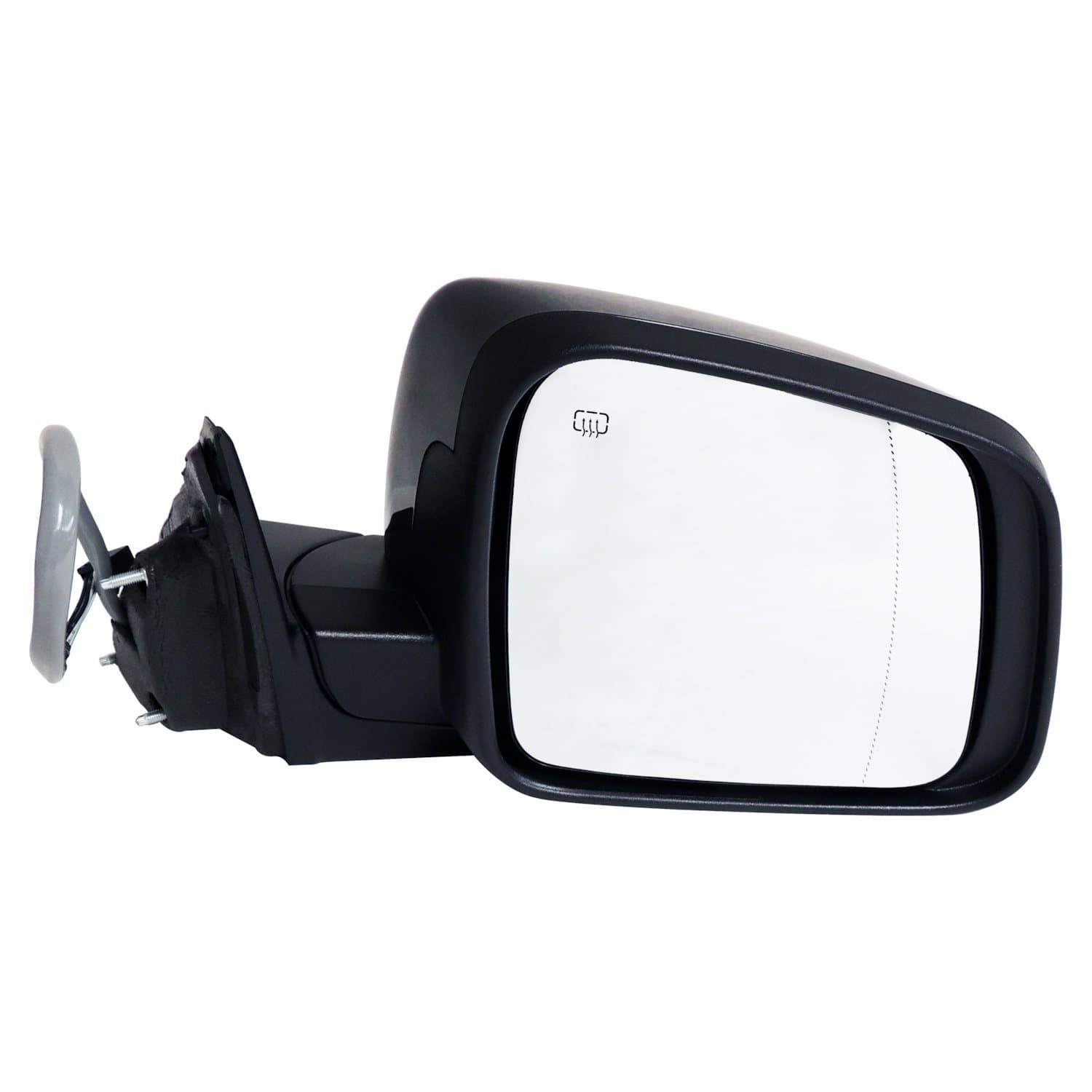 Crown Automotive Jeep Replacement Crown Automotive Jeep Replacement 5SG24AXRAB Right Power Heated, Power-Folding Mirror for 14-16 WK Grand Cherokee, Black