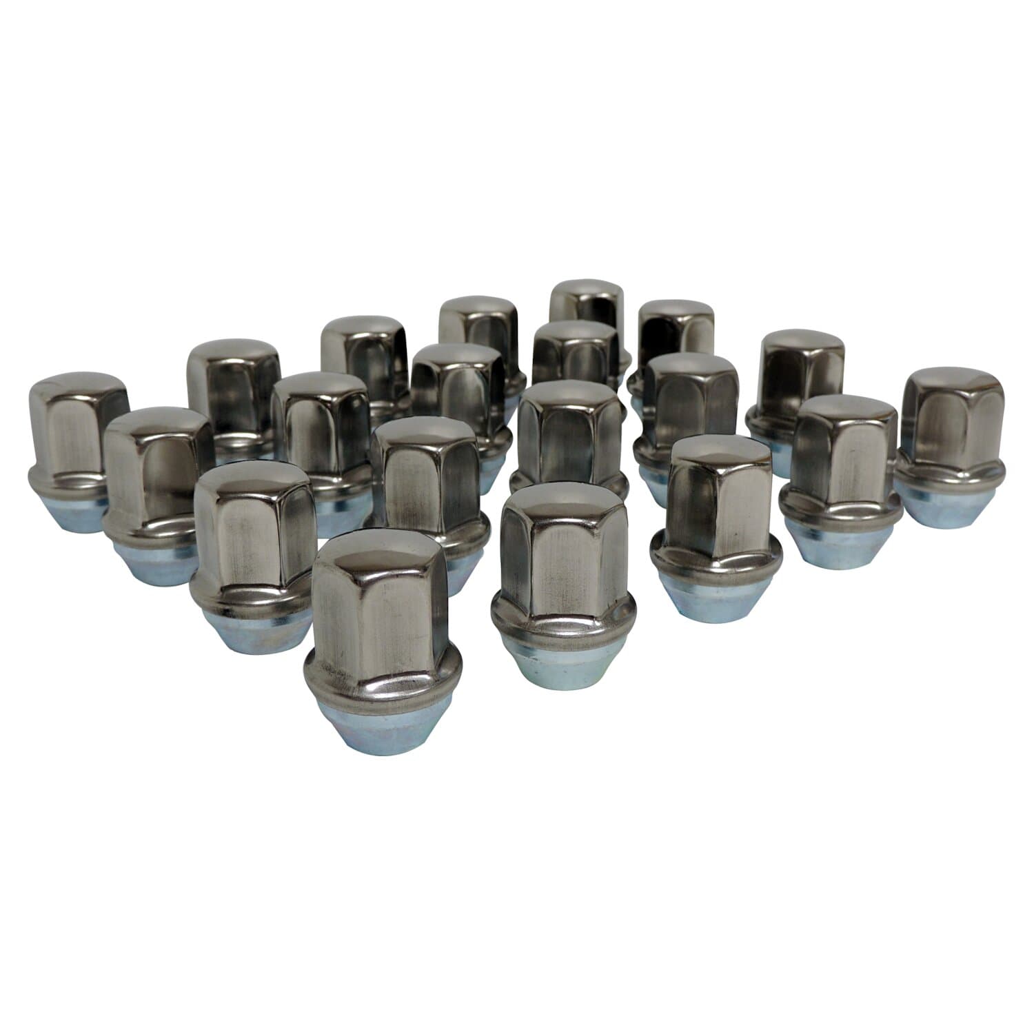 Crown Automotive Jeep Replacement Crown Automotive Jeep Replacement 6509422K 20-Piece Stainless Lug Nut Kit for Jeep 18+ JL, 20+ JT, 11+ WK2, WL Models