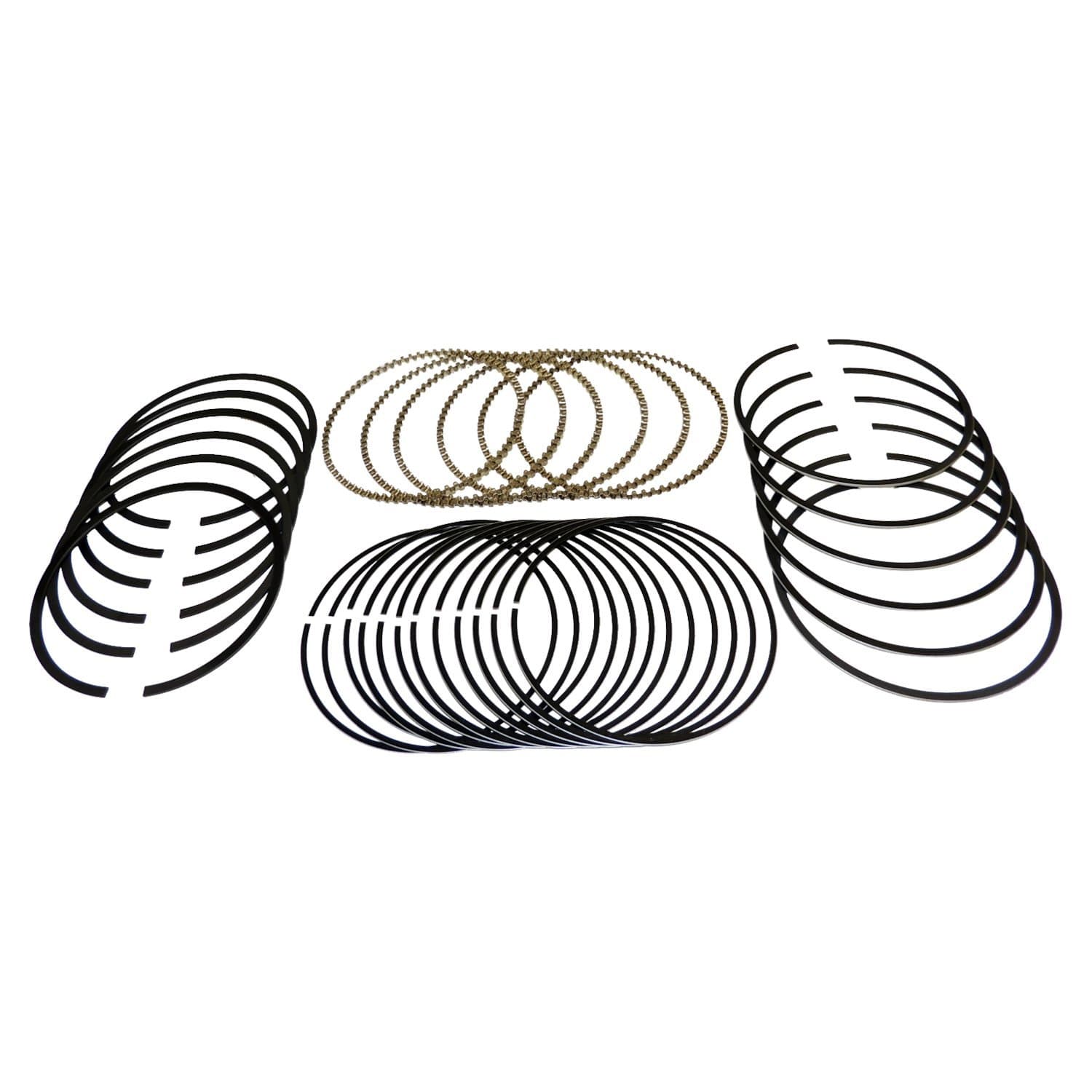 Crown Automotive Jeep Replacement Crown Automotive Jeep Replacement 68001386AA Standard Piston Ring Set for 2007-2011 JK Wrangler w/ 3.8L Engine, For 6 Pistons