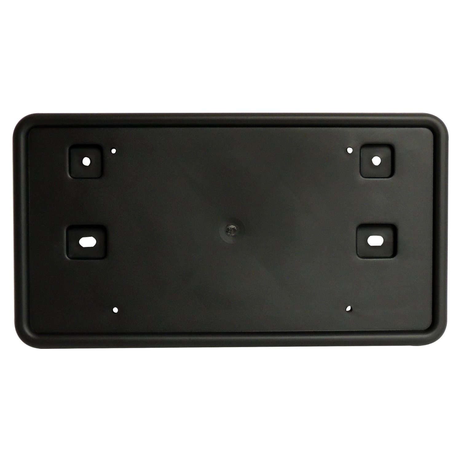 Crown Automotive Jeep Replacement Crown Automotive Jeep Replacement 68080450AA Front License Plate Bracket for 2011-2017 Jeep MK Patriot, Black Plastic
