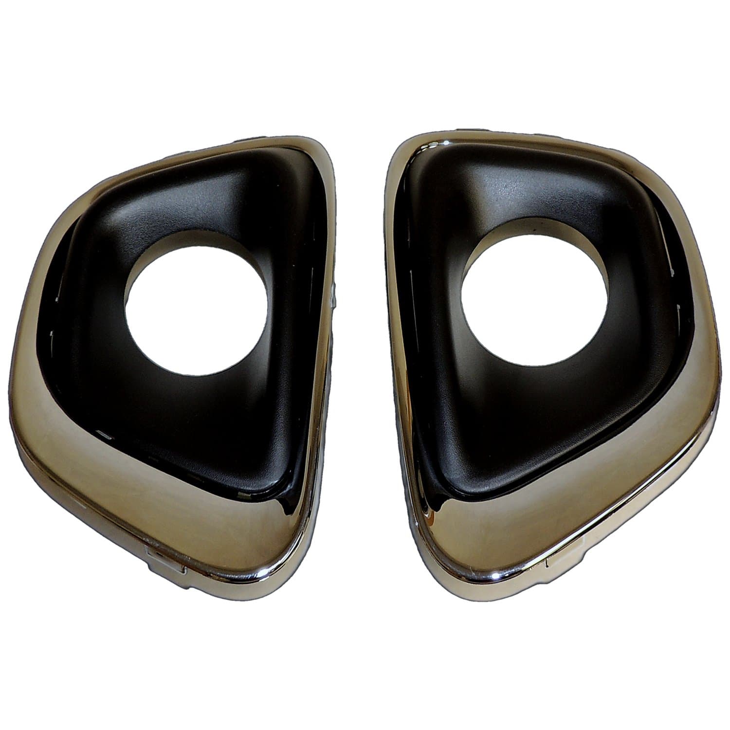 Front Chrome Fog Lamp Bezel Set for 2014-2017 Jeep MK Compass product image