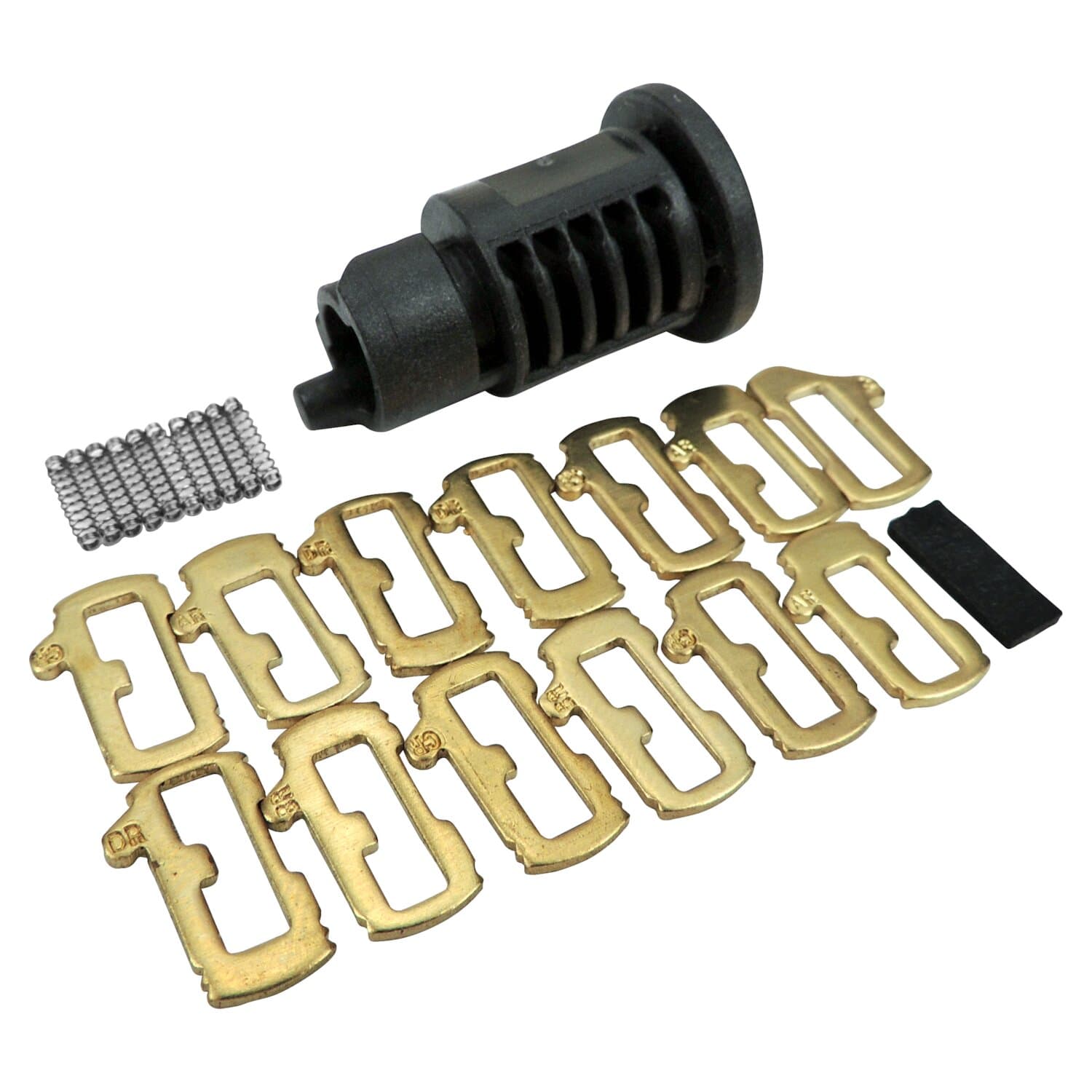 Crown Automotive Jeep Replacement Glovebox Lock Cylinder; Plastic; Bronze; Black; Bronze;
