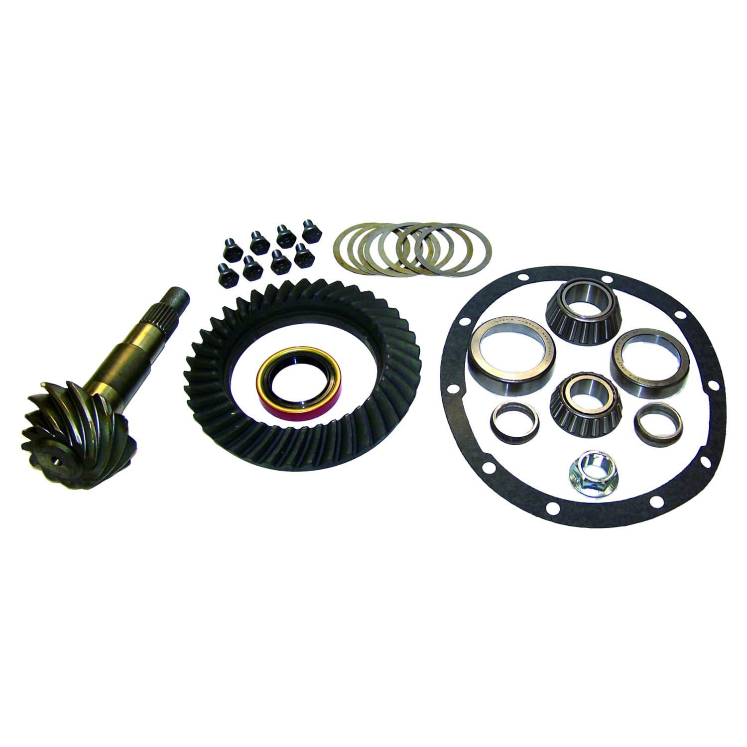 Crown Automotive Jeep Replacement Ring & Pinion Kit 1997-2000 TJ Wrangler (until 10/1/2000);1987-1995 YJ Wrangler;1984-2000 XJ Cherokee (until 10/1/2000);1986-1992 MJ Comanche;1993-1998 ZJ Grand Cherokee;1997-1998 ZG (Europe) Grand Cherokee;