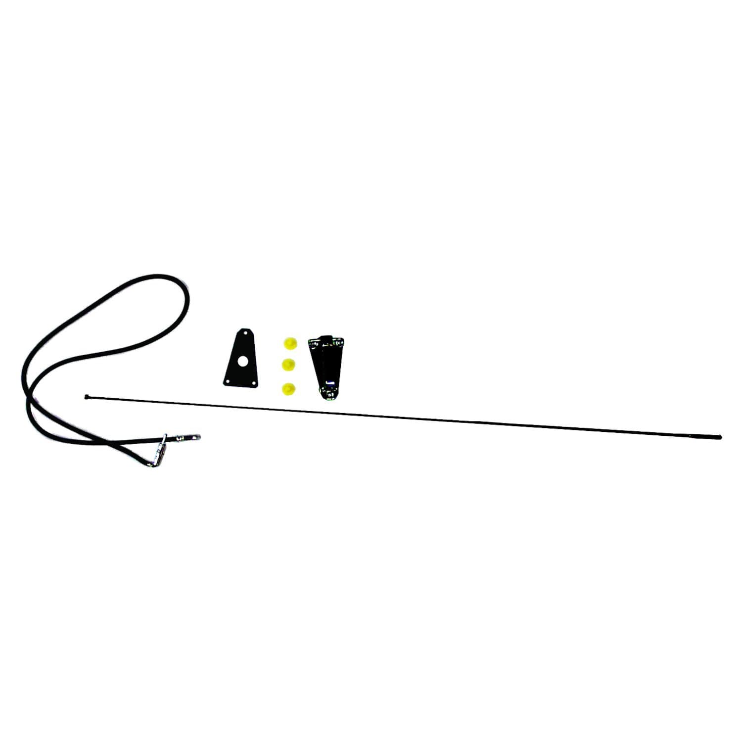 Crown Automotive Jeep Replacement Antenna Kit; Incl. Mounting Bracket; Black;