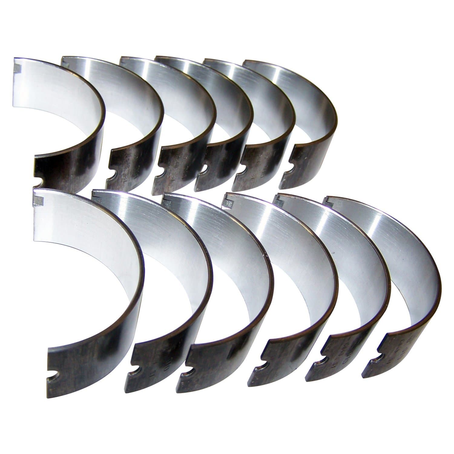 Crown Automotive Jeep Replacement 1987-2001 Cherokee XJ w/ 4.0L; .010in; Undersize; Includes 6 1987-1992 Comanche MJ w/ 4.0L; .010in; Undersize; Includes 6 1993-1998 Grand Cherokee ZJ w/ 4.0L; .010in; Undersize; Includes 6 1999-2004 Grand Cherokee WJ w/ 4.0L; .010in; Undersize; Include