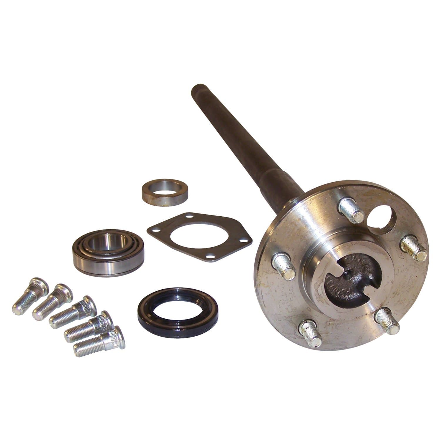 Crown Automotive Jeep Replacement 1987-1990 Cherokee XJ w/ Model 44 Rear Axle; Left Side; 29.25in Long 1986-1992 Comanche MJ w/ Model 44 Rear Axle; Left Side; 29.25in Long 1987-1995 Wrangler YJ w/ Model 44 Rear Axle; Left Side; 29.25in Long