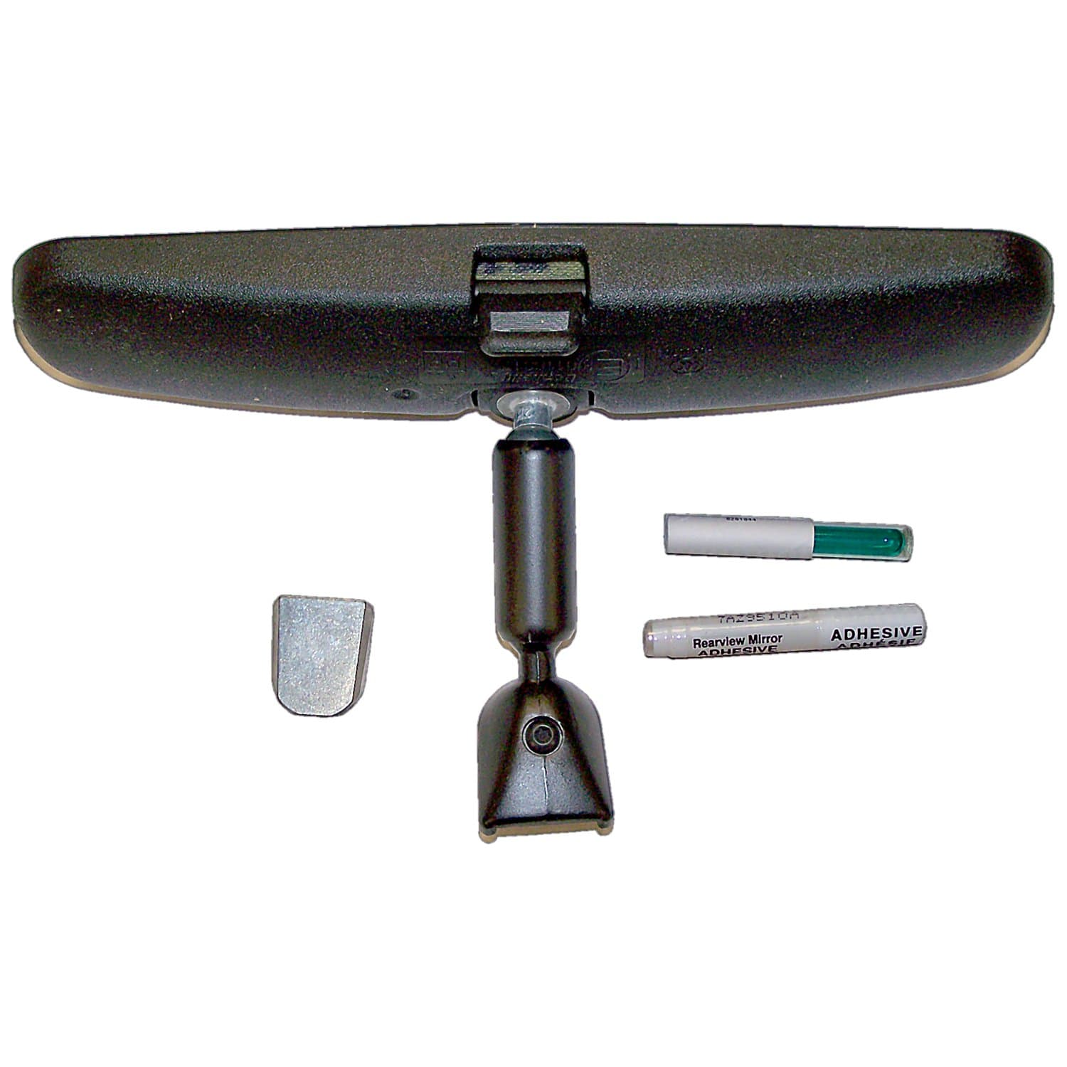 1975-1983 Cherokee SJ 9.75in Rearview Mirror w/ button & adhesive. 1955-1983 CJ-5 CJ 9.75in Rearview Mirror w/ button & adhesive. 1976-1986 CJ-7 CJ 9.75in Rearview Mirror w/ button & adhesive. 1981-1986 CJ-8 CJ 9.75in Rearview Mirror w/ button & adhesi product image