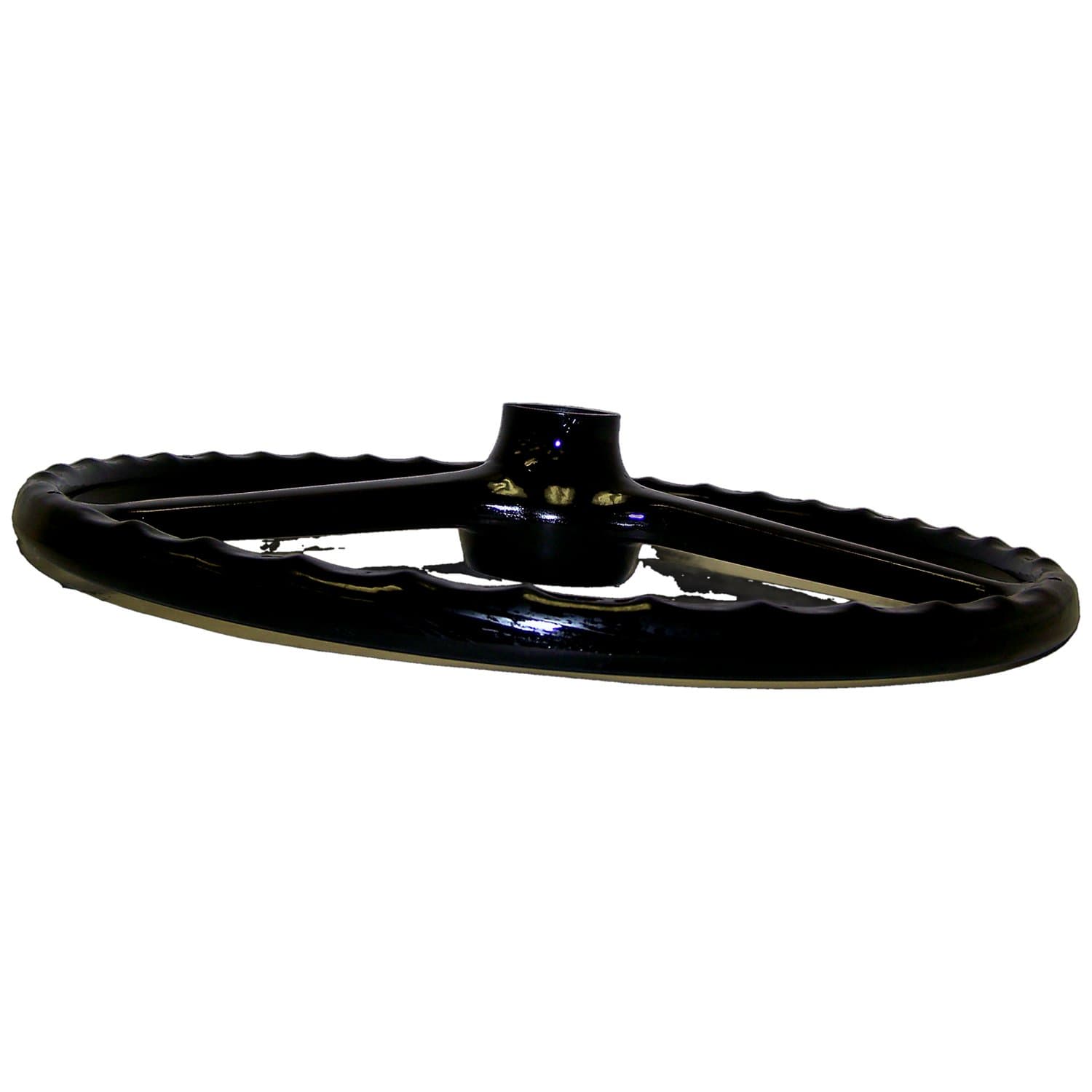 Crown Automotive Jeep Replacement 927417 Black 17 Diameter Steering Wheel for Select Jeep CJ-3B, CJ-5, CJ-6, FC-150 product image