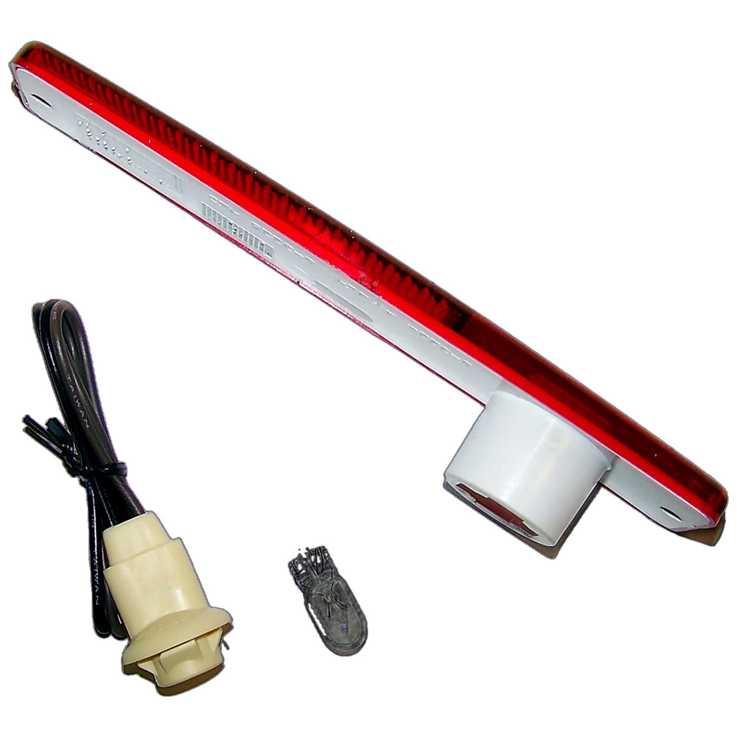 Crown Automotive Jeep Replacement 994021K Red Side Marker Kit w/ Clear Bulb & Wiring for 72-86 CJs 74-91 SJ, J-Series product image