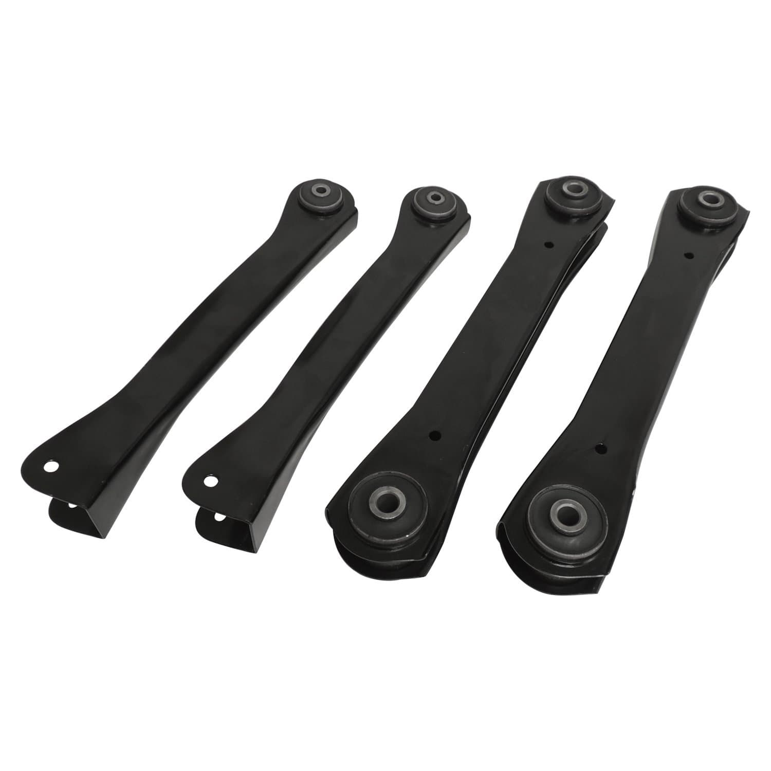 BLACK CONTROL ARM KIT FRONT CONTROL ARM KIT;INCLUDES LEFT AND RIGHT FRONT UPPER AND LOWER CONTROL ARMS;DOES NOT INCLUDE FRONT AXLE SIDE UPPER CONTROL ARM BUSHINGS