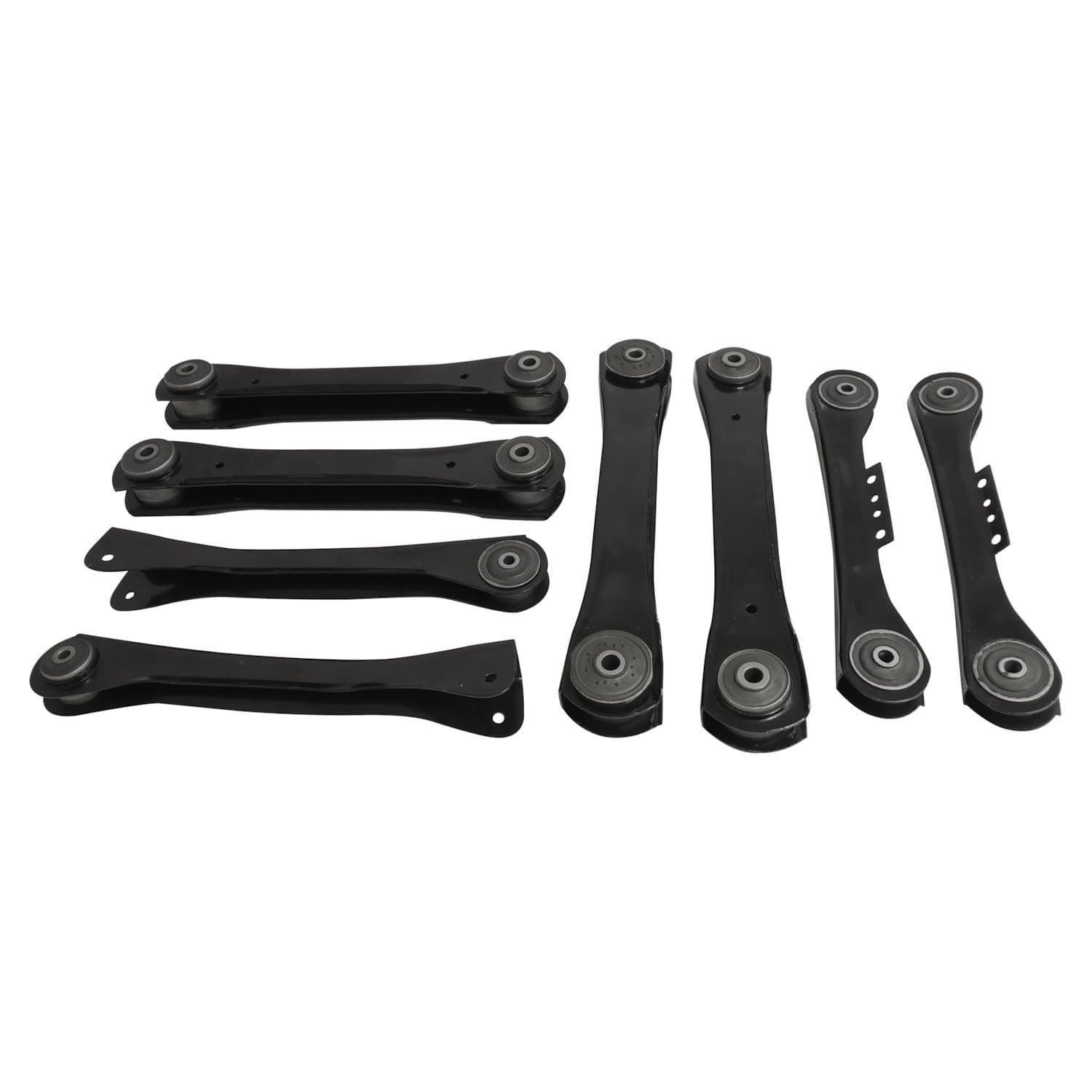 Crown Automotive Jeep Replacement BLACK CONTROL ARM KIT FRONT & REAR CONTROL ARM KIT;INCLUDES FRONT AND REAR UPPER AND LOWER CONTROL ARMS;DOES NOT INCLUDE FRONT AXLE SIDE UPPER CONTROL ARM BUSHINGS