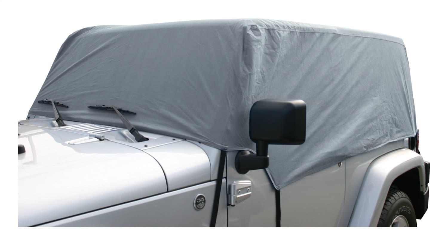 Crown Automotive Jeep Replacement 2007-2010 Wrangler JK 2-Door model; Grey; 4 Layer; Covers the top cab only