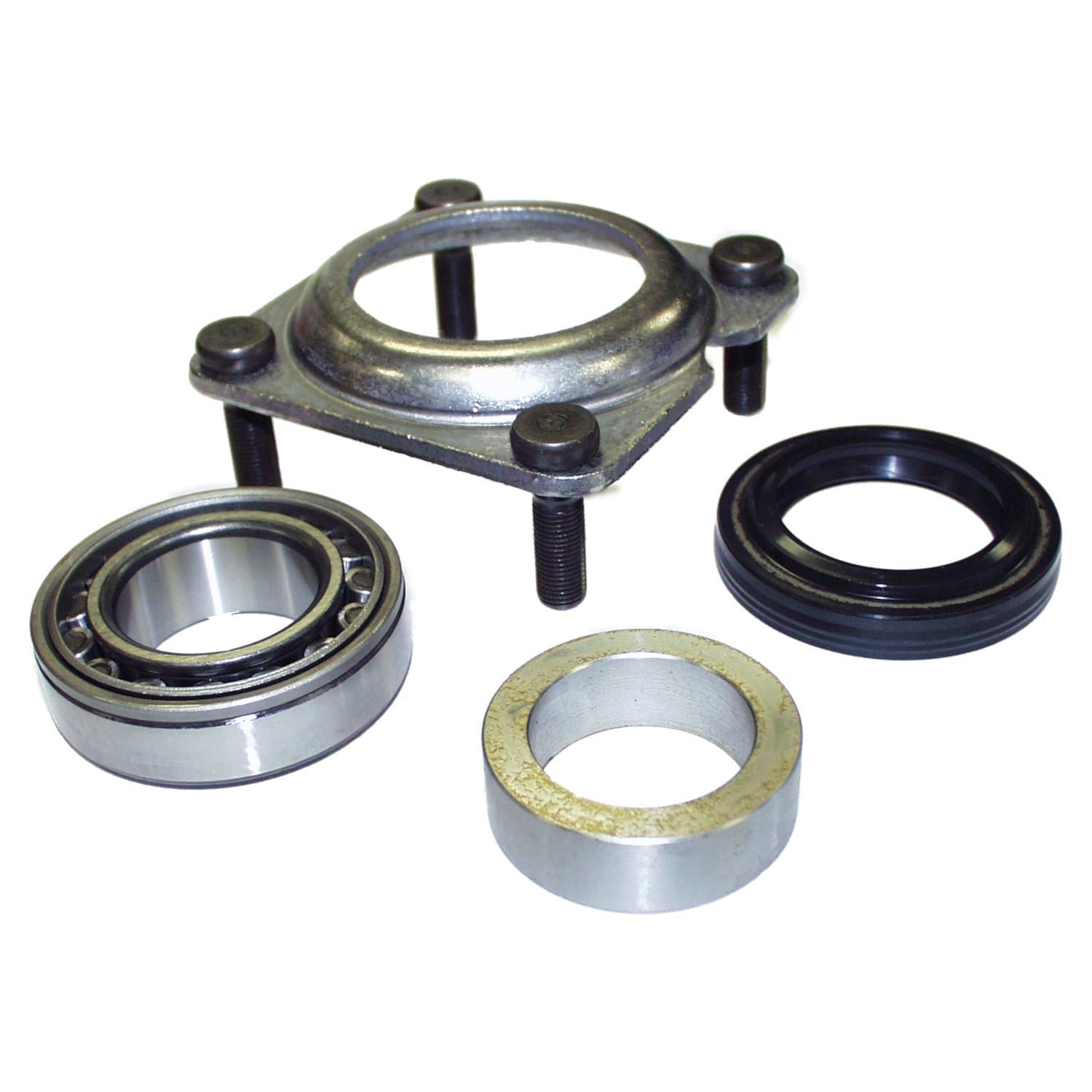 Crown Automotive Jeep Replacement Axle Shaft Bearing Kit; Rear; Incl. Ring/Oil Seal/Bearing/Retainer; For Use w/Dana 35 And Dana 44;