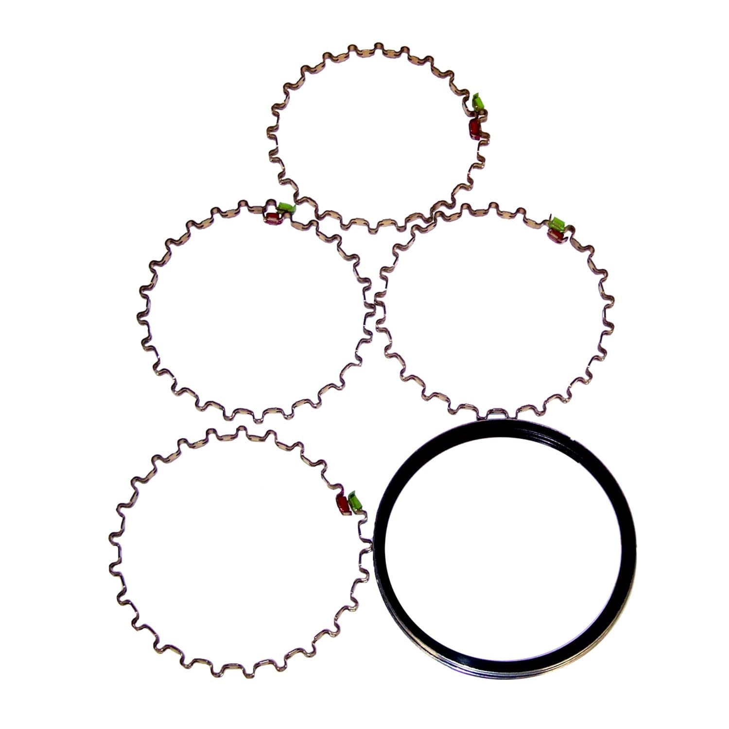 Crown Automotive Jeep Replacement Piston Ring Set 1945-1949 CJ-2A w/ 4-134 L-Head Engine;1948-1953 CJ-3A w/ 4-134 L-Head Engine;1953-1968 CJ-3B w/ 4-134 F-Head Engine;1955-1971 CJ-5 w/ 4-134 F-Head Engine;1955-1971 CJ-6 w/ 4-134 F-Head Engine;1941-1945 MB w/ 4-134 L-Head Engine; 195