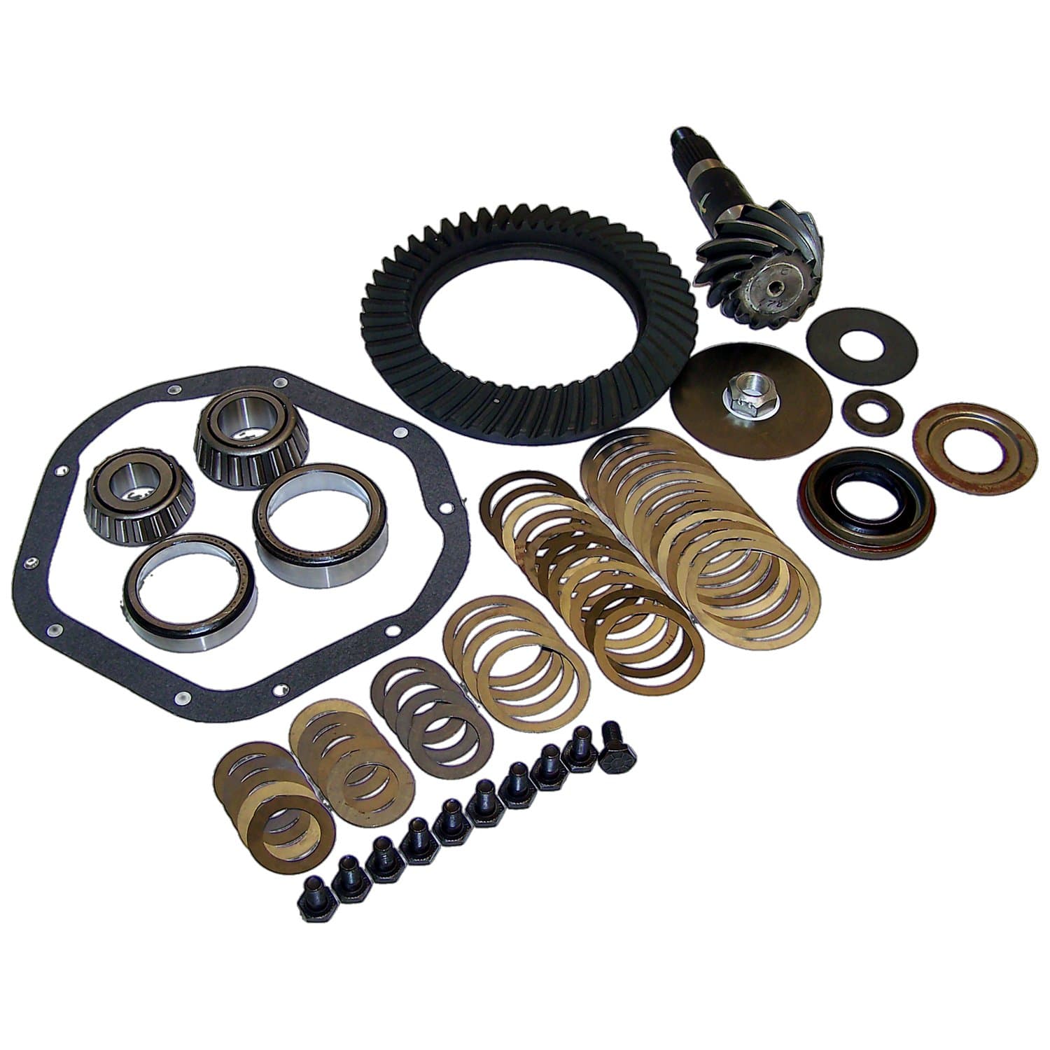 Differential Ring And Pinion; 3.92 Ratio; Incl. Ring And Pinion/Ring Gear Bolts/Pinion; Bearings/Baffle/Shims/Seal/Washer/Nut And Differential Cover Gasket; product image