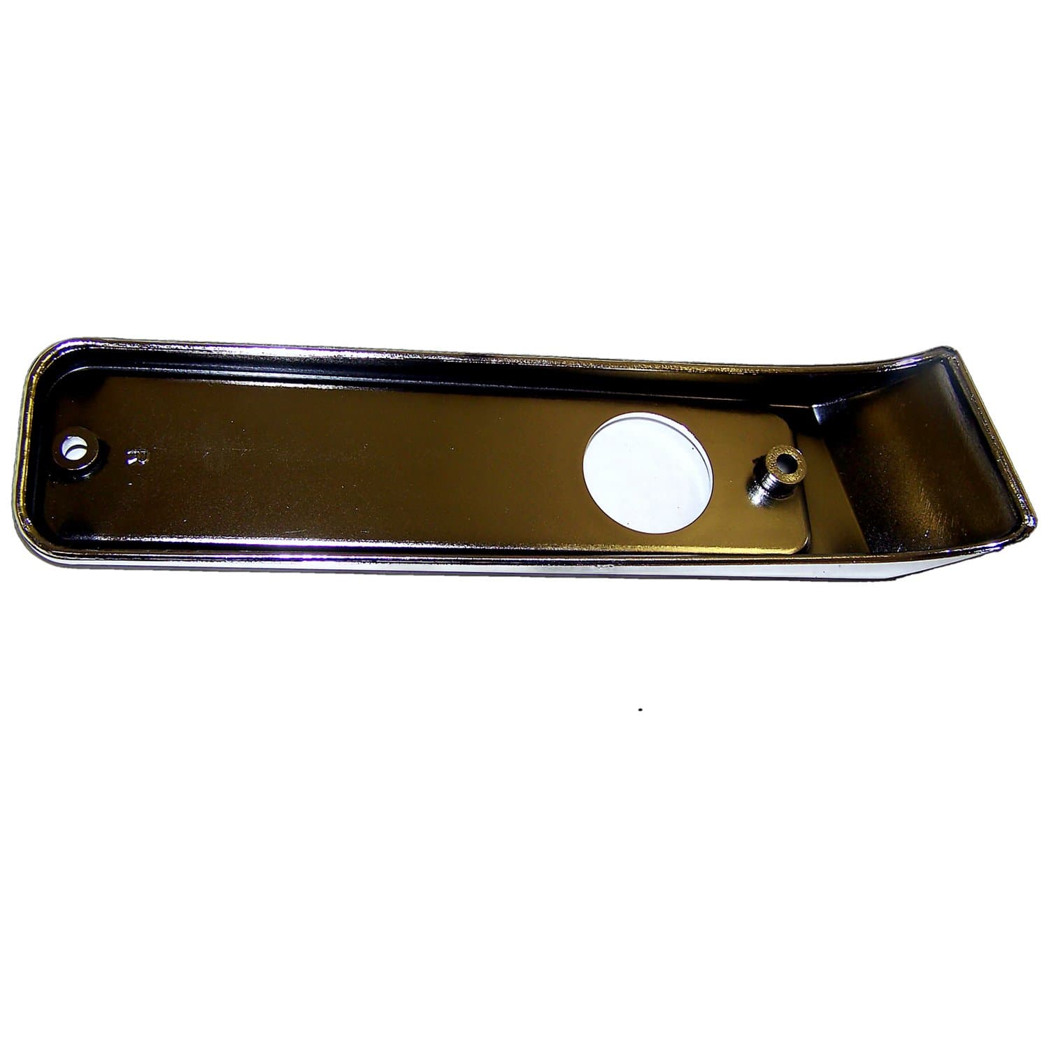 Crown Automotive Jeep Replacement J5764646 Right Rear Chrome Side Marker Lamp Base for 1972-1991 Jeep SJ product image