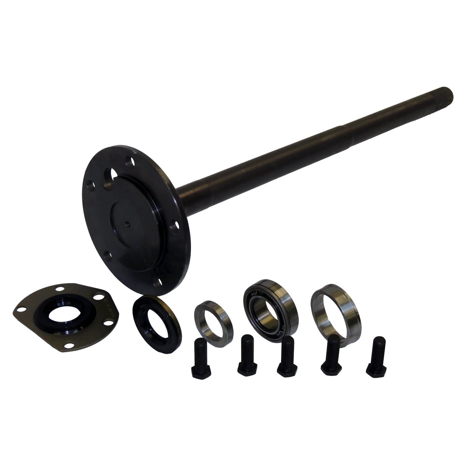 Crown Automotive Jeep Replacement Crown Automotive Jeep Replacement J81338851 Left Rear One Piece Axle Kit for 1982-86 Jeep CJ-7, CJ-8, 25-5/8 Overall Length