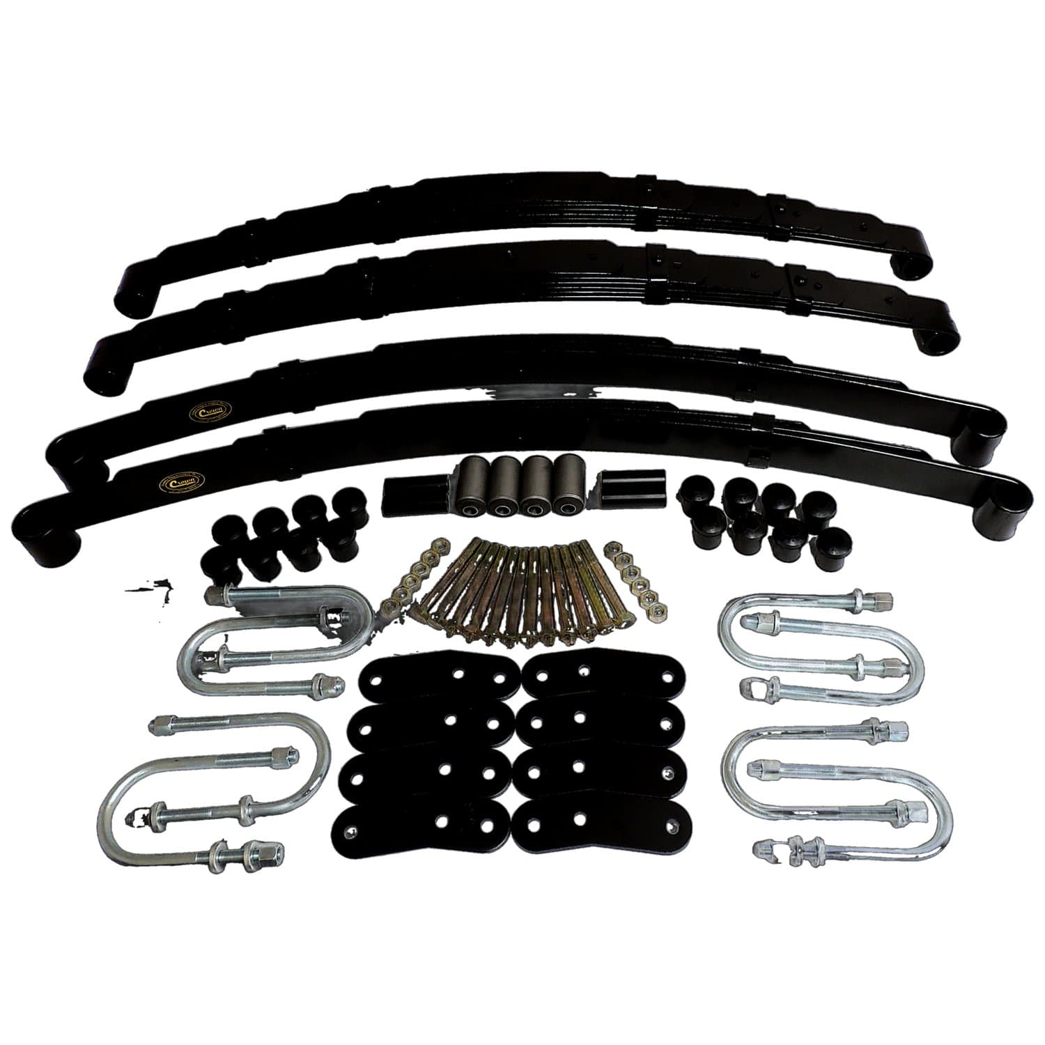 Crown Automotive Jeep Replacement LSK4 Front & Rear Leaf Spring Kit for 1987-1995 YJ Wrangler w/ Dana 35, 1-1.5 Lift product image