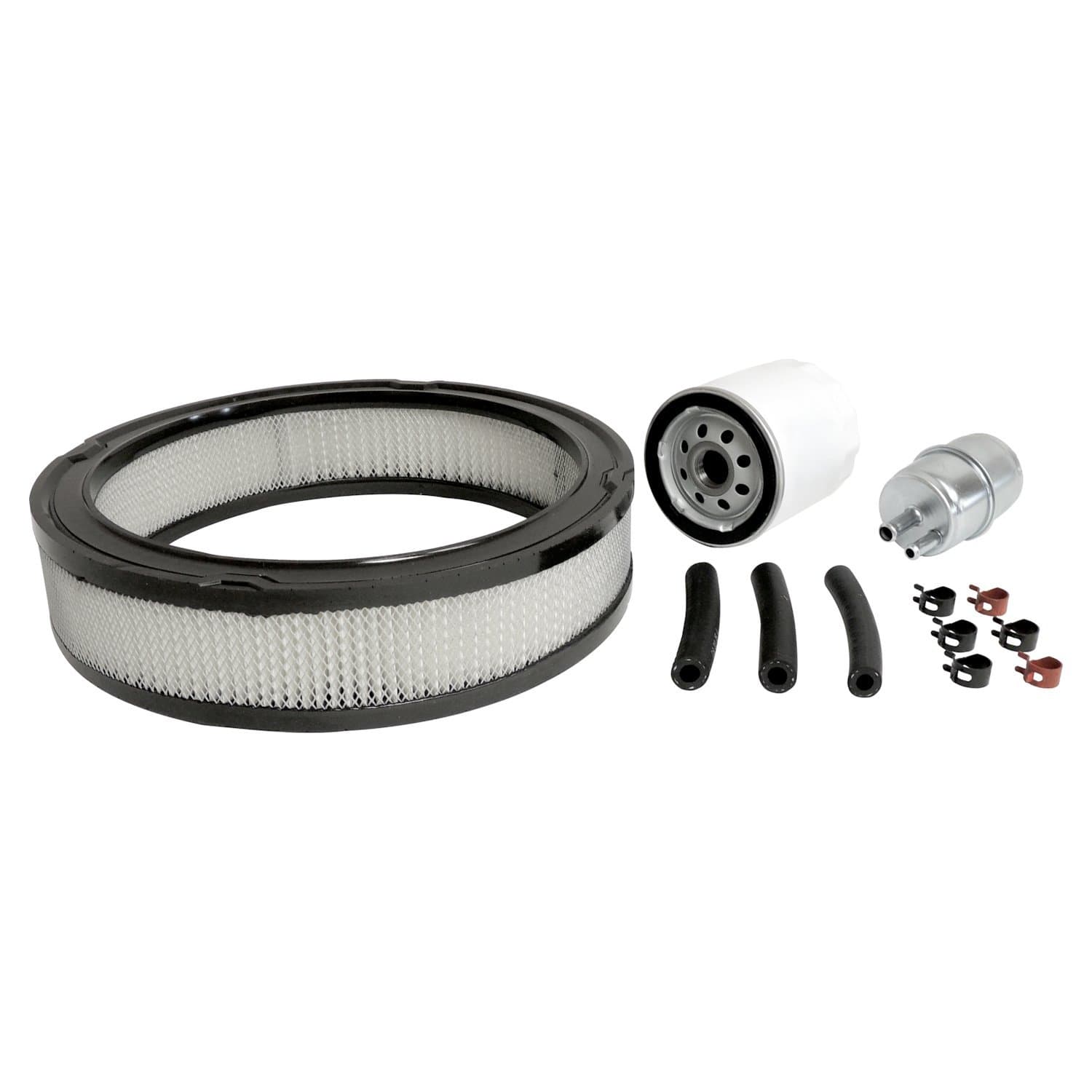 Crown Automotive Jeep Replacement Master Filter Kit; For Use w/1980-83 CJ5/CJ7/1981-83 CJ8 w/GM 2.5L [4-150] Engine; 1983 CJ8/1983-86 CJ7/CJ8 w/AMC 2.5L Engine [4-151]; Incl. Air/Fuel/Oil Filters;