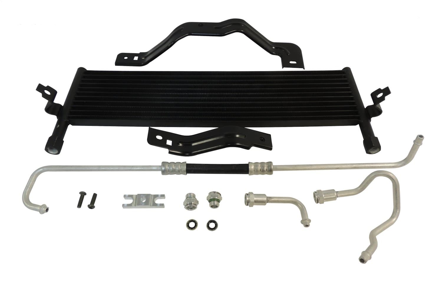 Crown Automotive Jeep Replacement RT Off-Road - Metal Black Transmission Cooler Kit
