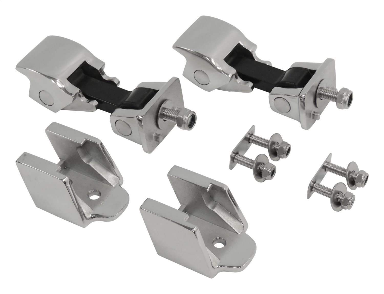 Crown Automotive Jeep Replacement RT Off-Road - Stainless Stainless Hood Catch Kit