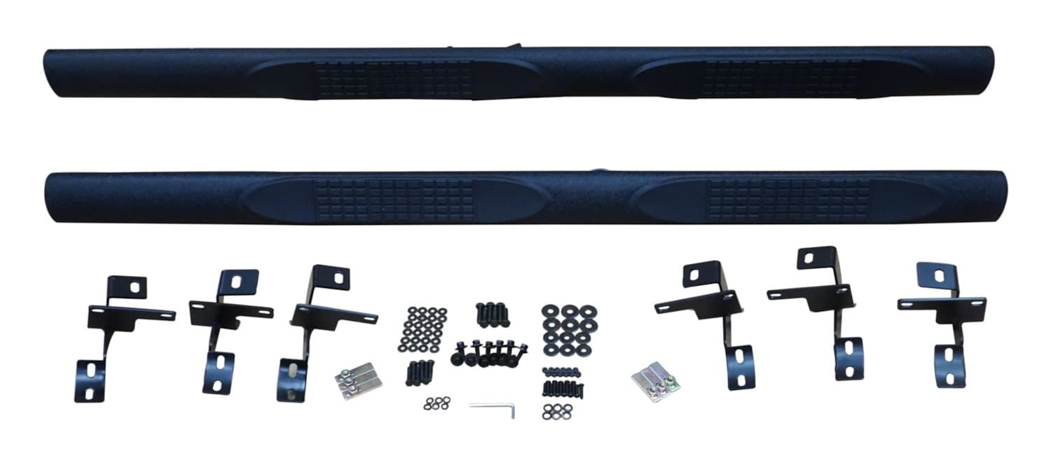 Crown Automotive Jeep Replacement RT Off-Road - Metal Black Side Steps