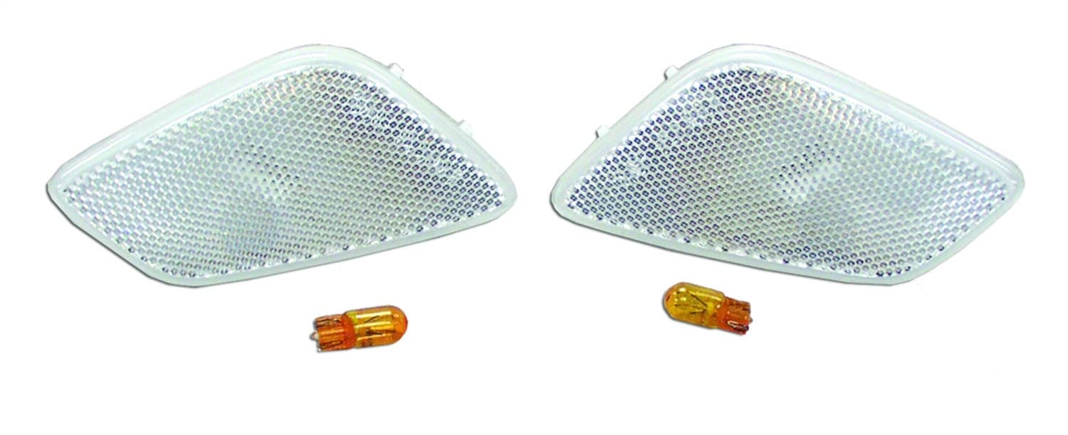 Crown Automotive Jeep Replacement RT Off-Road - Plastic Amber Side Marker Light Kit