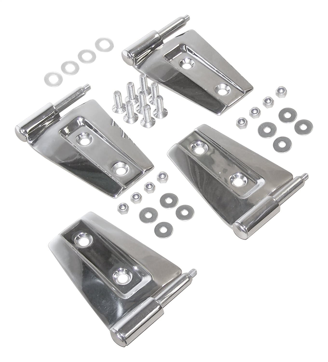 Crown Automotive Jeep Replacement RT Off-Road - Stainless Stainless Door Hinge Set
