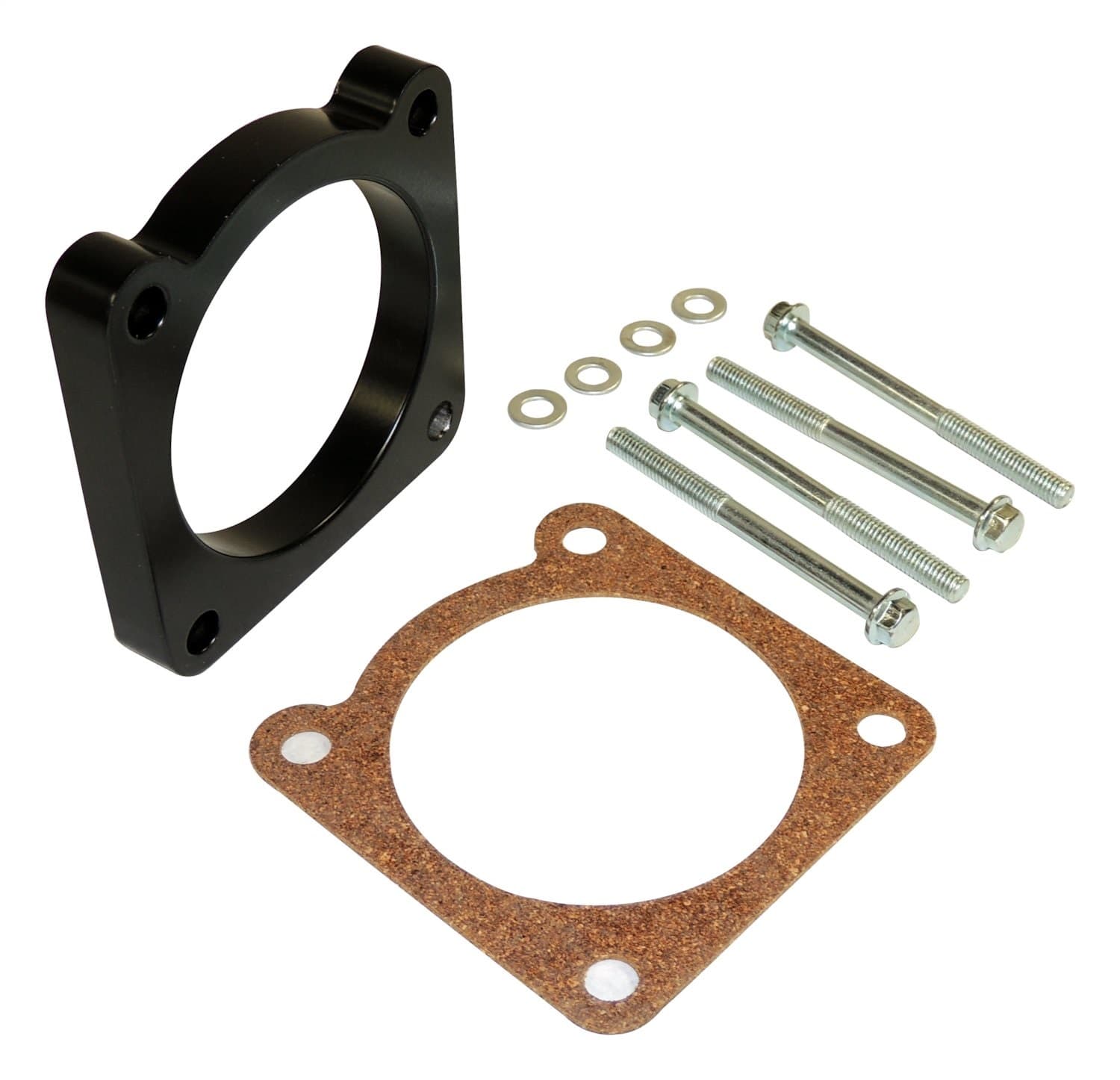 Crown Automotive Jeep Replacement RT Off-Road - Aluminum Black Throttle Body Spacer Kit