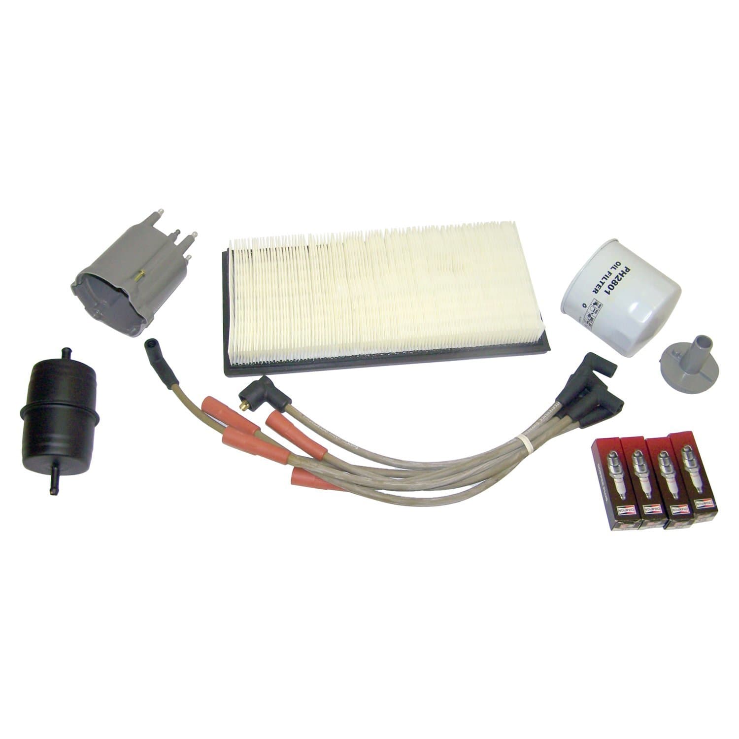 Crown Automotive Jeep Replacement Crown Automotive Jeep Replacement TK17 Tune Up Kit for Jeep 87-90 XJ Cherokee or MJ Comanche w/ 2.5L Engine