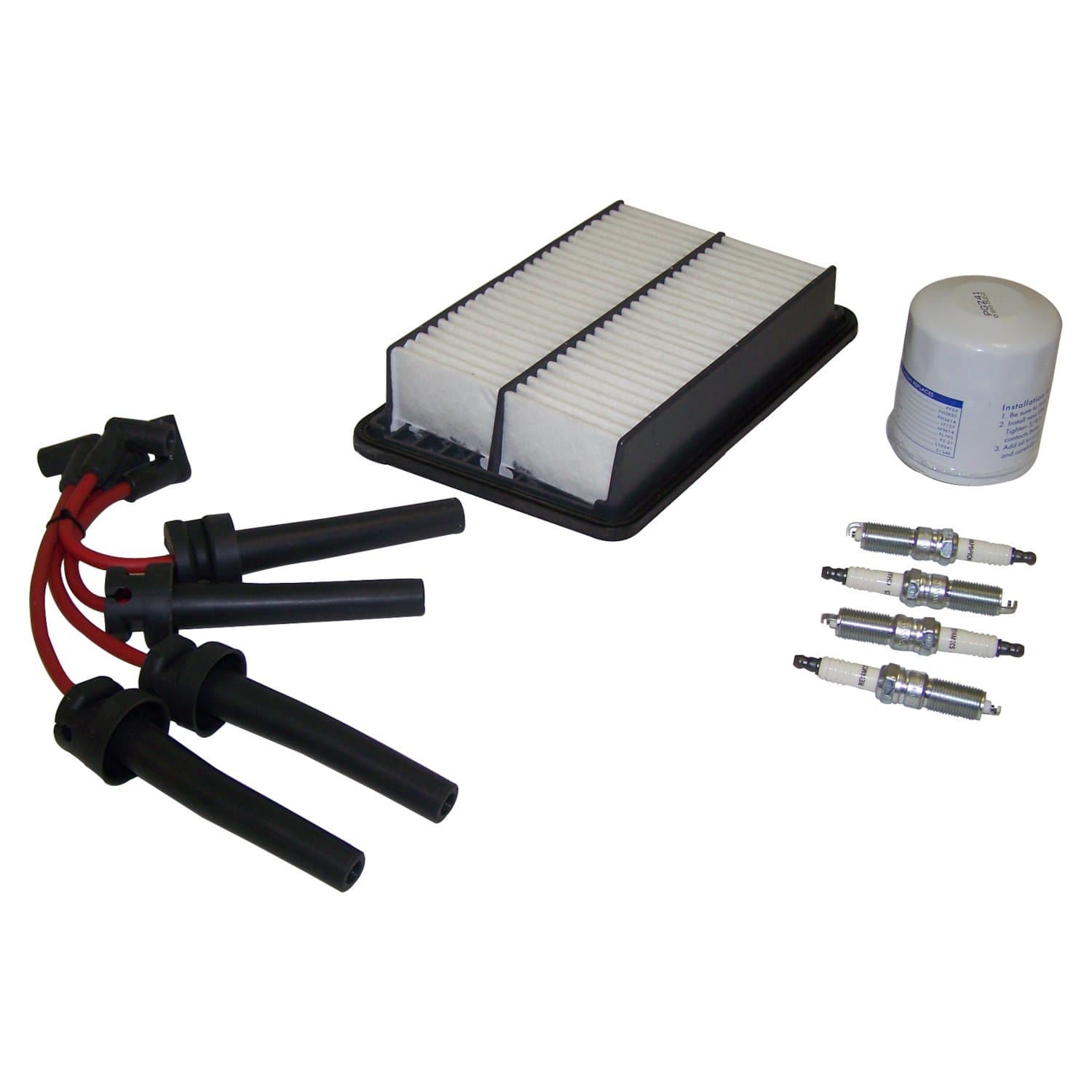 Crown Automotive Jeep Replacement Crown Automotive Jeep Replacement TK43 Tune Up Kit for 2003-2006 Jeep TJ Wrangler w/ 2.4L Engine