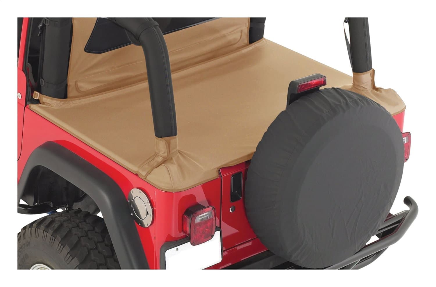 Crown Automotive Jeep Replacement 1997-2006 Wrangler TJ Excludes inUnlimitedin model. Spice; Keep your gear clean dry and away from prying eyes with a Rough Trail Tonneau Cover
