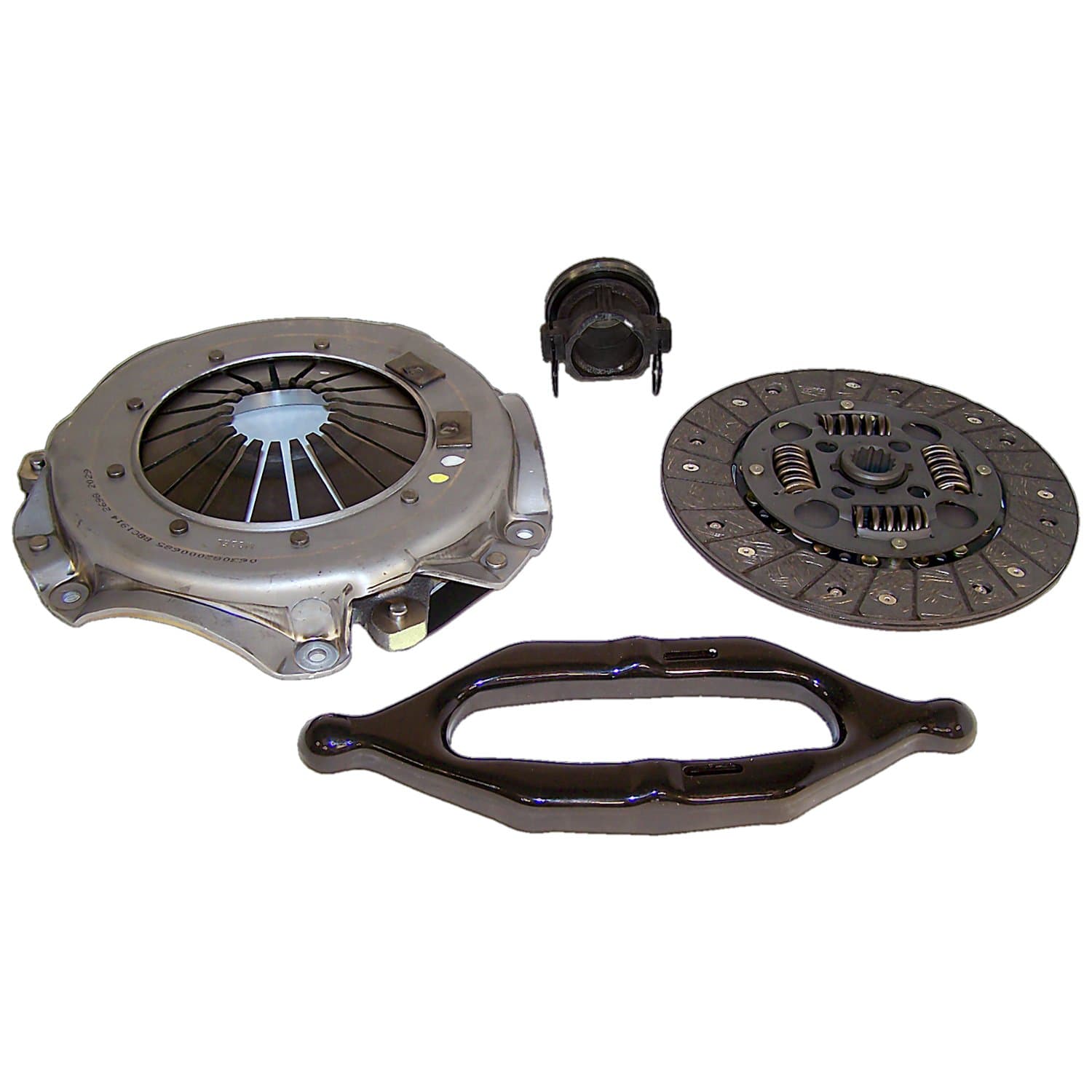 1994-1999 Cherokee XJ w/ 2.5L engine; Includes 1 - 4626213C Plate 1 - 53007584 Disc 1 - 53008342 Clutch Bearing 1 - 3250005 Pilot / Maindrive 1 - 53006388 Fork 1994-1995 Wrangler YJ w/ 2.5L engine; Includes 1 - 4626213C Plate 1 - 53007584 Disc 1 - product image