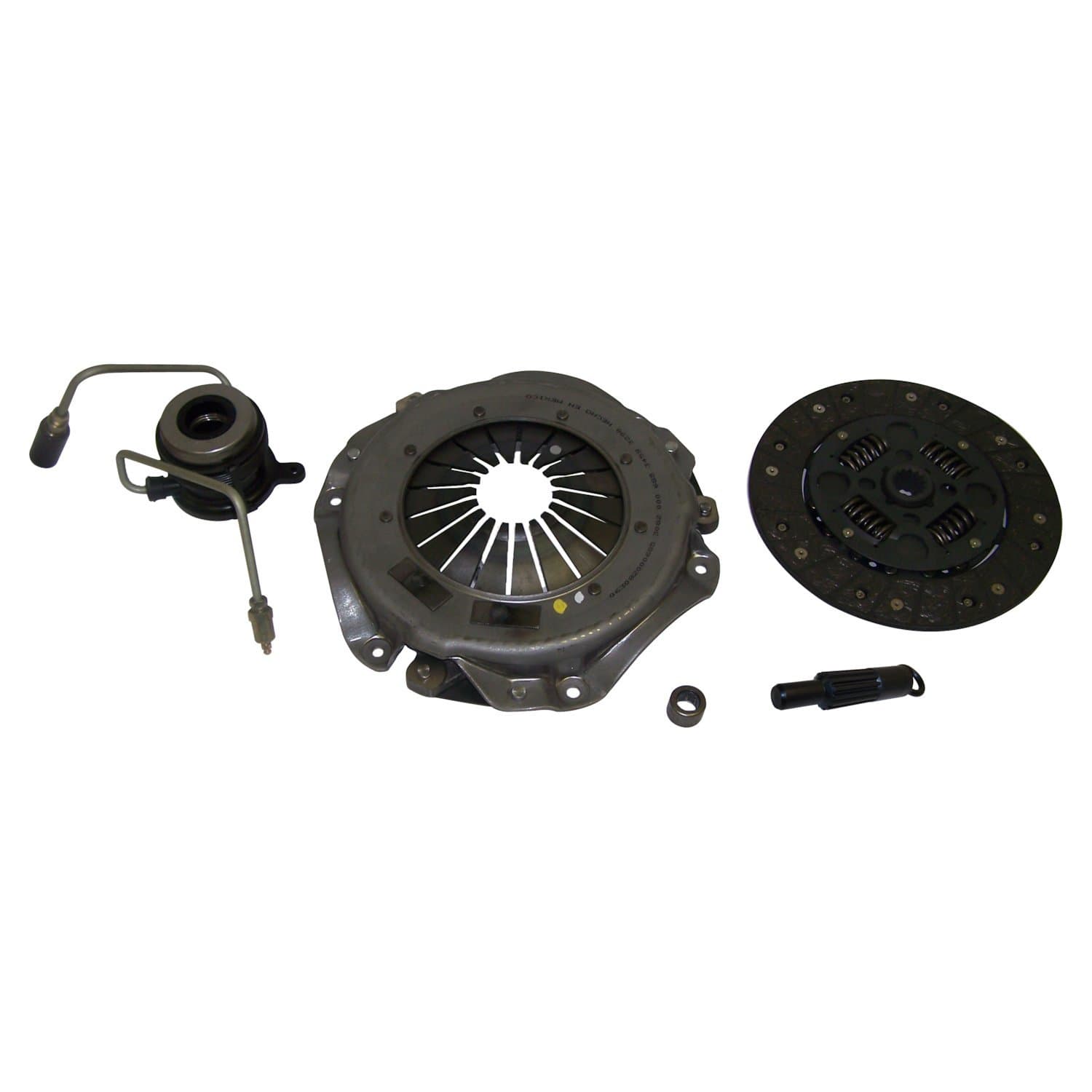 Crown Automotive Jeep Replacement 1992-1992 XJ Cherokee MJ Comanche;1992-1992 YJ Wrangler;w/ 2.5L Engine; Includes Cover Assembly Disc Clutch Control Kit Pilot Bearing & Alignment Tool; Can Also Use XY1991F (Same Components)