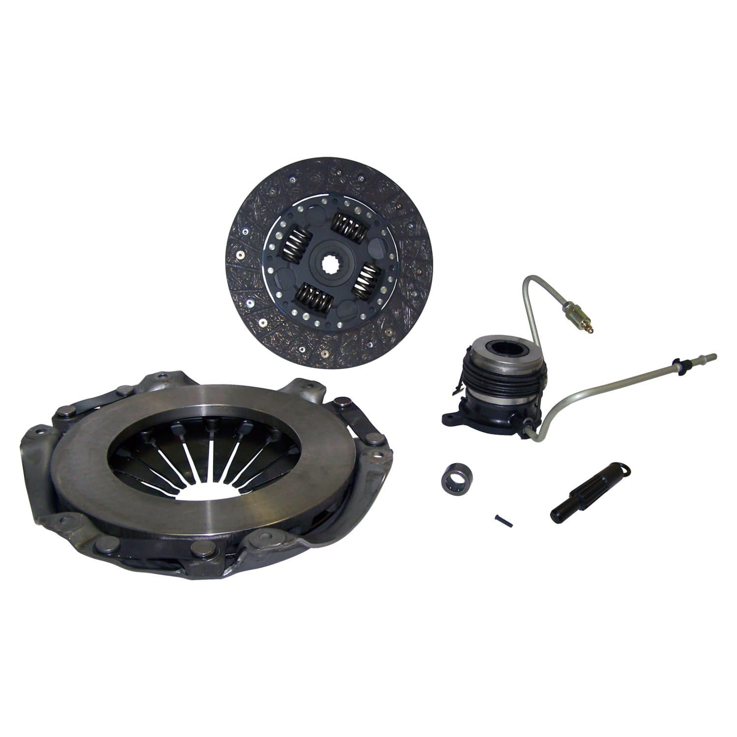 Crown Automotive Jeep Replacement Clutch Kit; Incl. Clutch Disc/Pressure Plate/Clutch Control Unit/Pilot Bearing/Clutch Fork/Alignment Tool; 9.125 in. Clutch Disc; 14 Splines; .968 in. Spline Dia.;