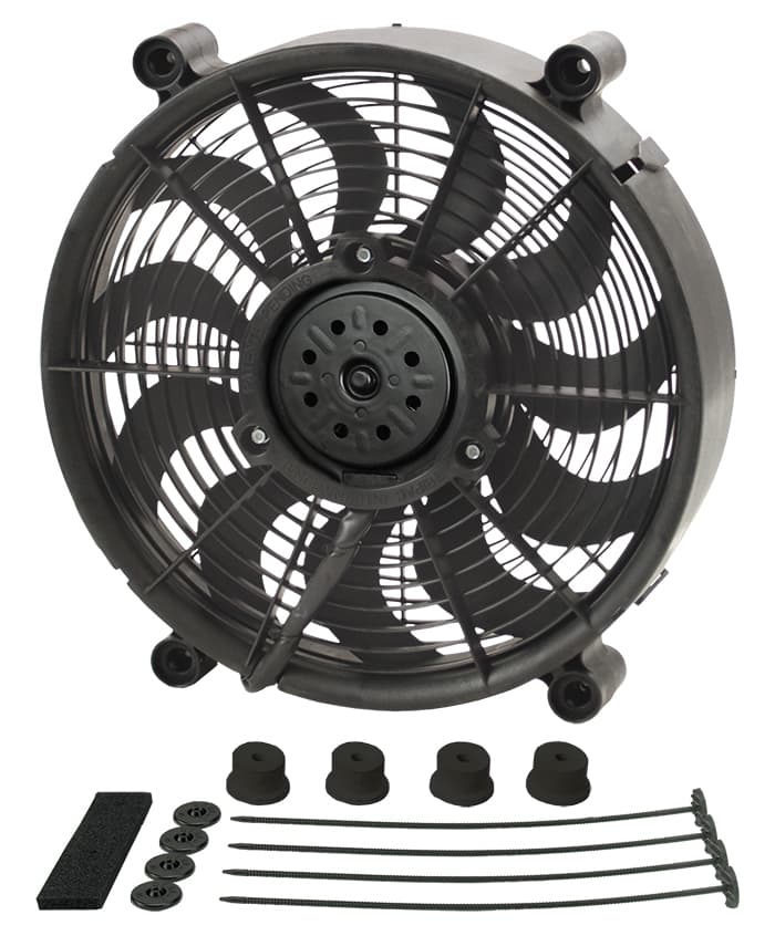 12 High Output Single RAD Pusher/Puller Fan with Standard Mount Kit product image