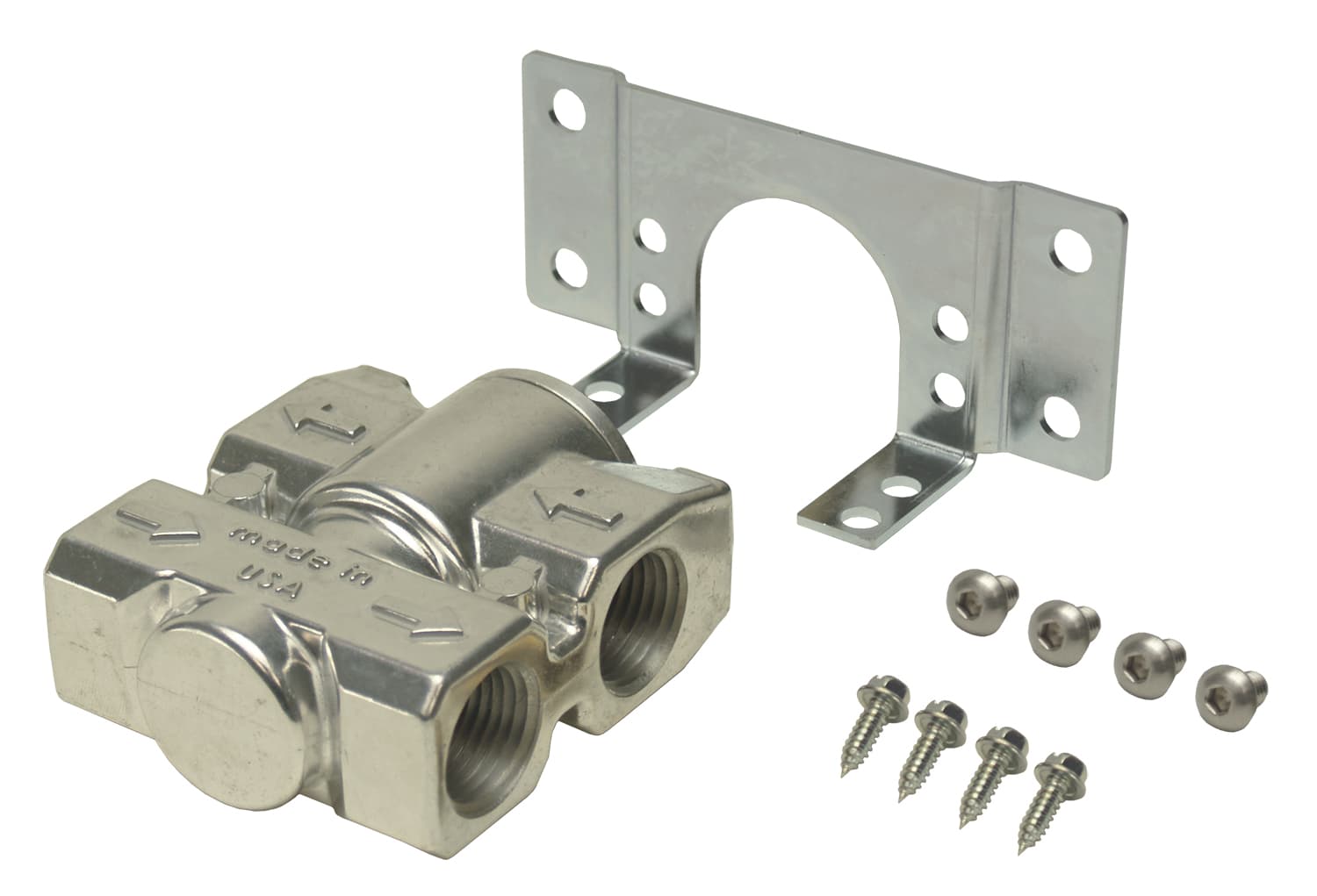Derale 25792 Fluid Control Thermostat with Mount Brackets, 1/2 NPT product image