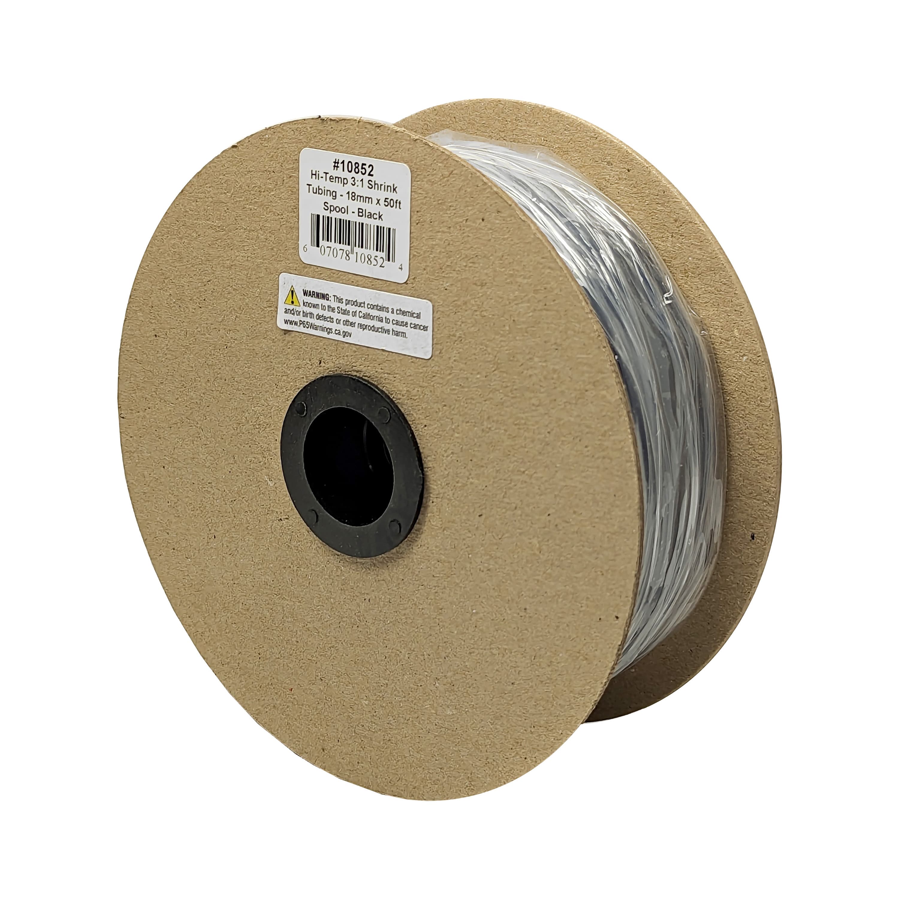 Design Engineering DEI 10852 Hi-Temp Shrink Tubes 18mm x 50' 010852