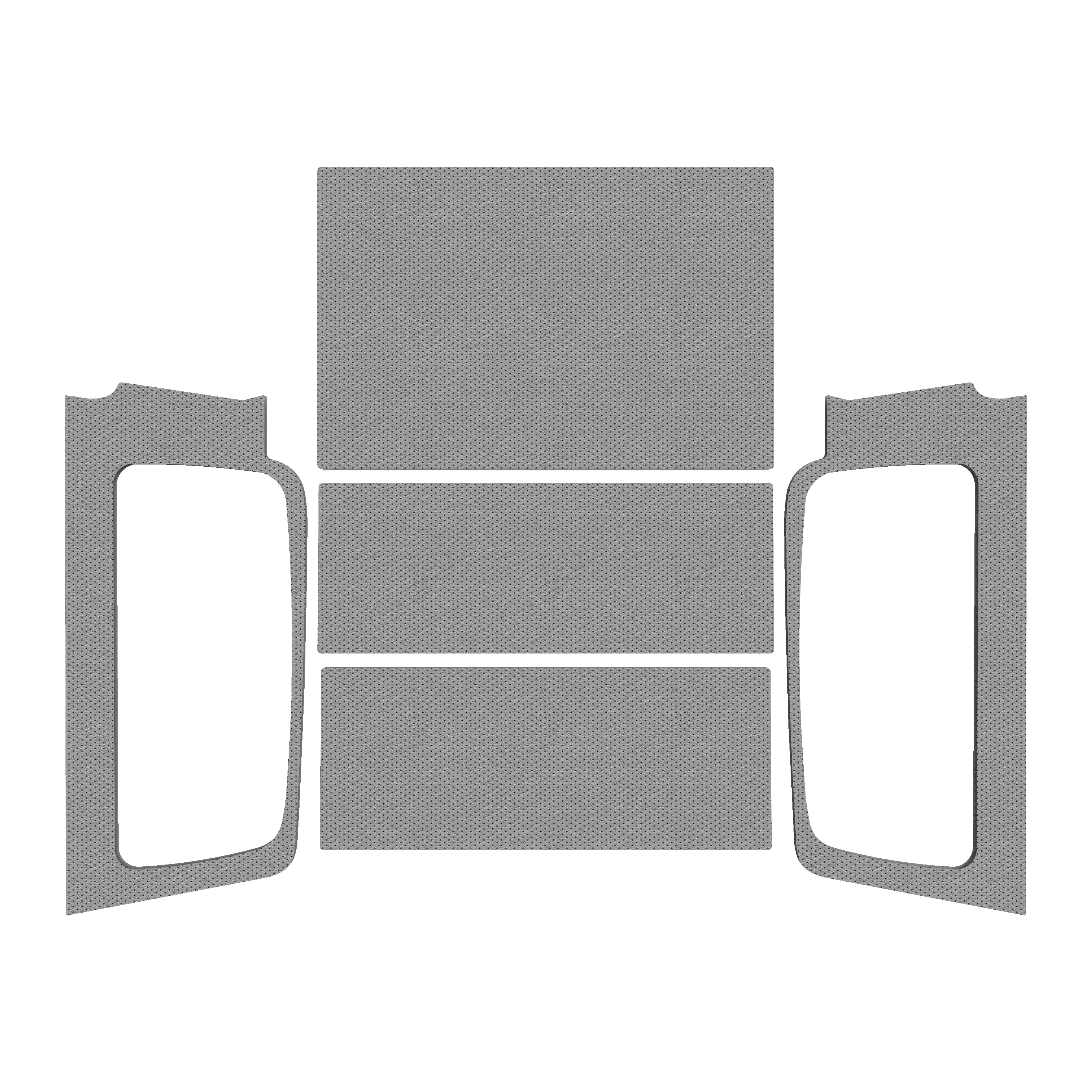 DEI 50605 '04-'06 Wrangler LJ Gray Leather Look Complete Headliner Kit product image