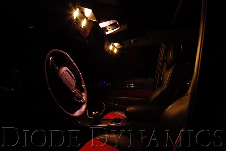 28mm SMF2 LED Bulb Red Set of 4 Diode Dynamics