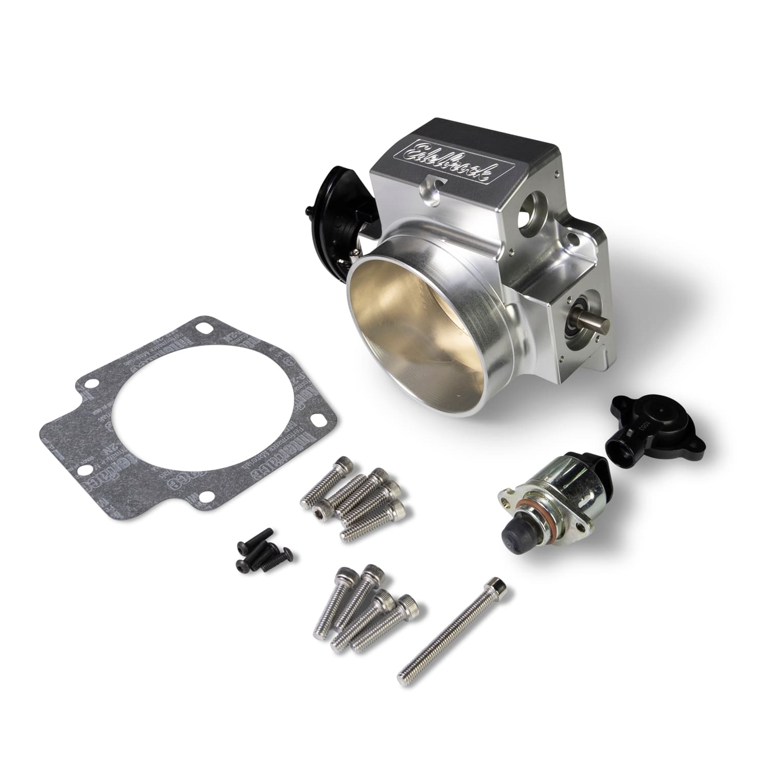 Edelbrock 3970 Edelbrock Victor LS Series 90mm Throttle Body, Satin product image
