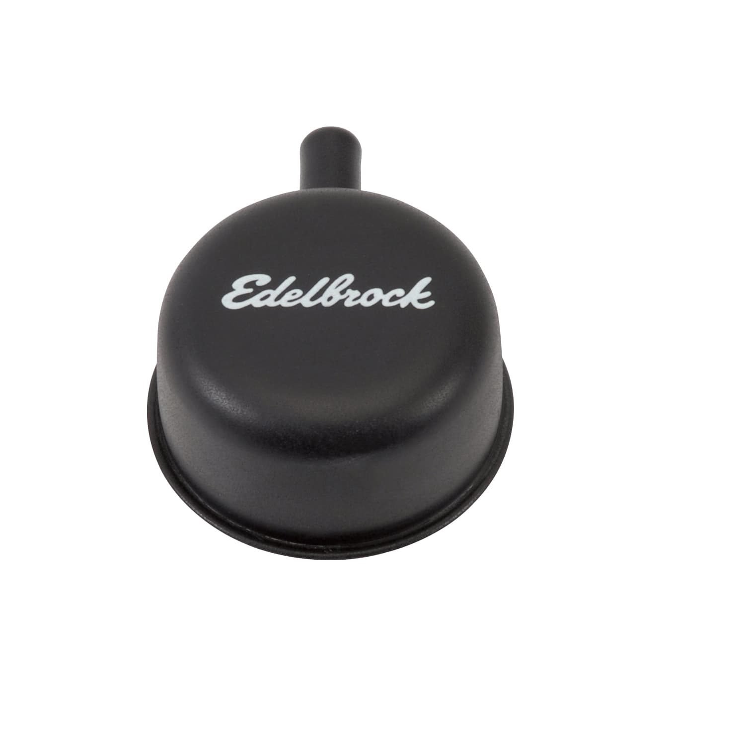 Edelbrock 4413 Signature Series Crankcase Breather Cap #4413 W/ 90 Degree Vent Nipple product image