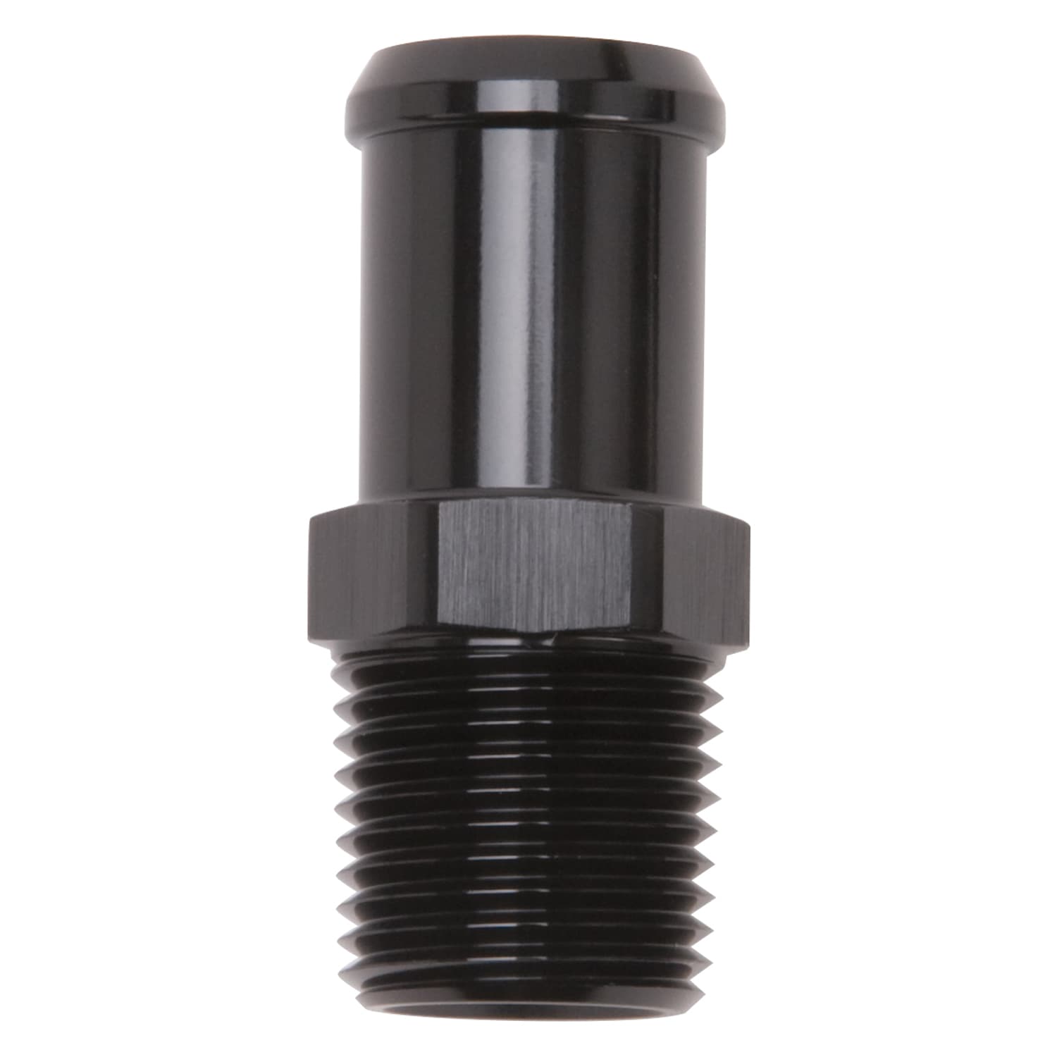Edelbrock 8183 Heater Hose End Fitting - Straight with 1/2 NPT and 3/4 Barb. product image