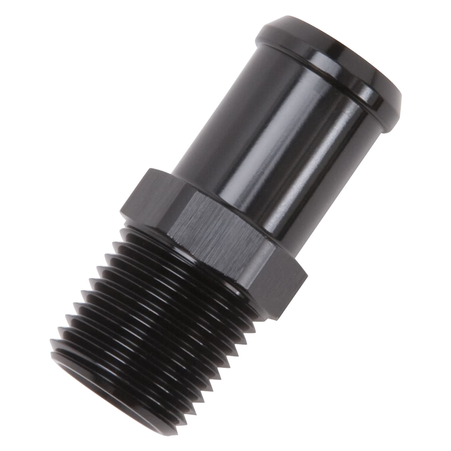 Edelbrock 8183 Heater Hose End Fitting - Straight with 1/2 NPT and 3/4 Barb. product image