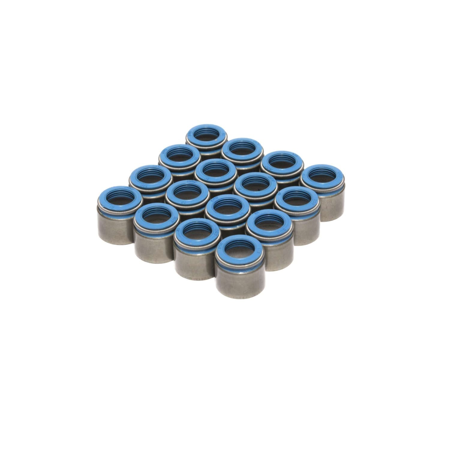 COMP Cams 518-16 Set of 16 Metal Body Viton Valve Seals for .530 Guide Size, 11/32 Valve Stem product image